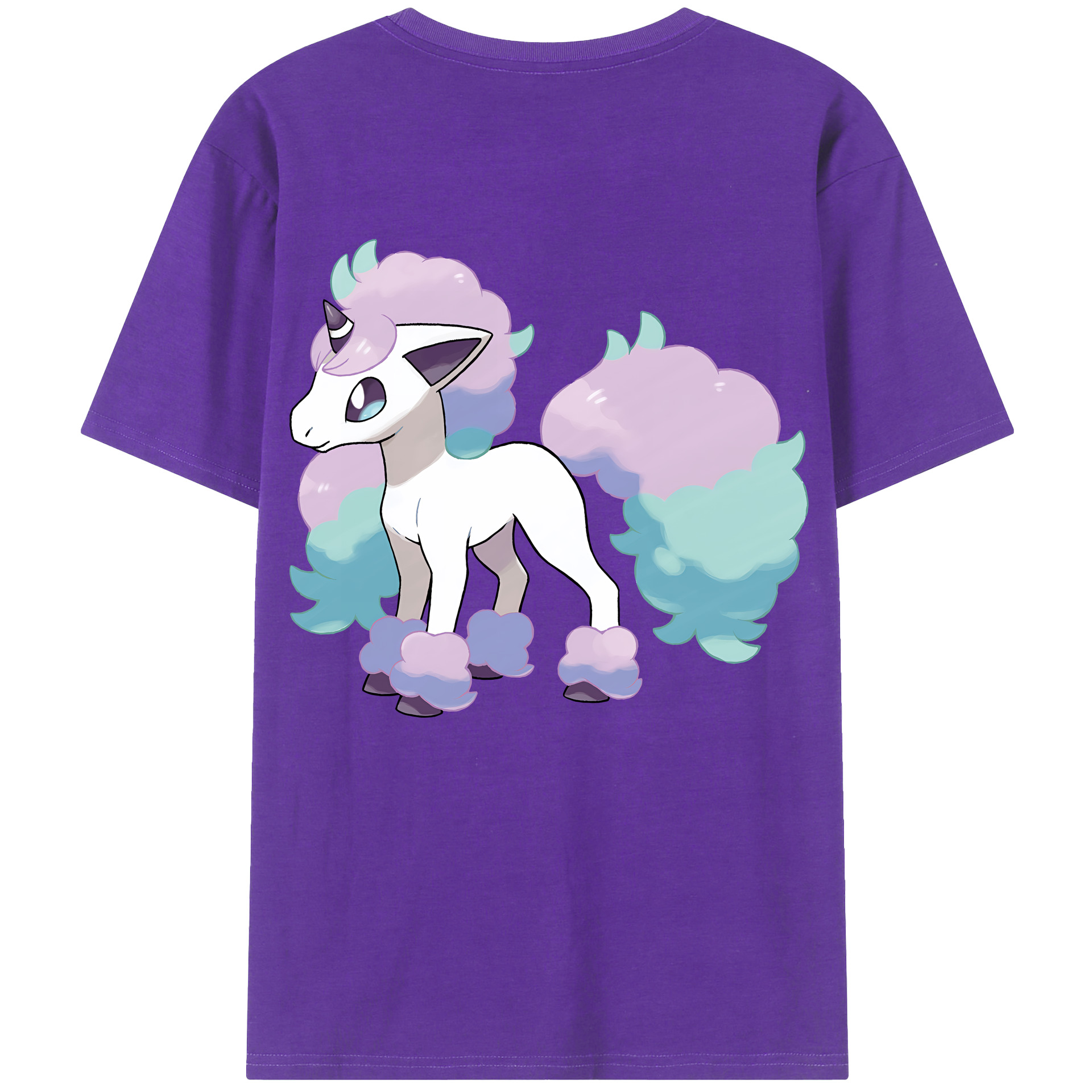（画像用） ポケットモンスター Pokémon 綿100％半袖Tシャツ（背面プリント）