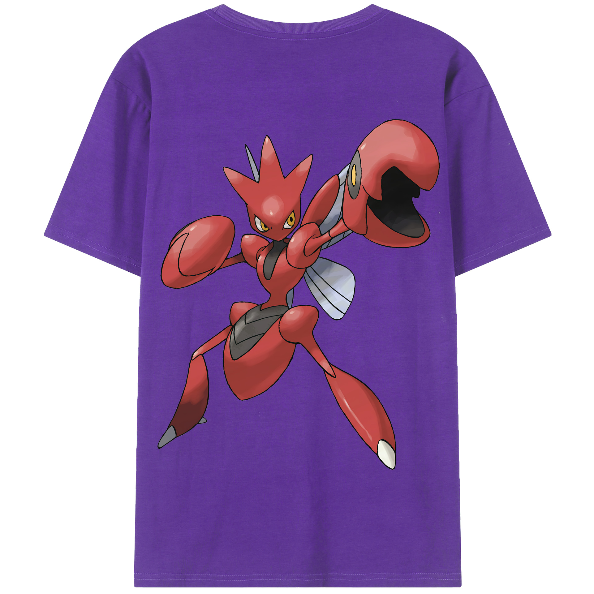 （画像用） ポケットモンスター Pokémon 綿100％半袖Tシャツ（背面プリント）