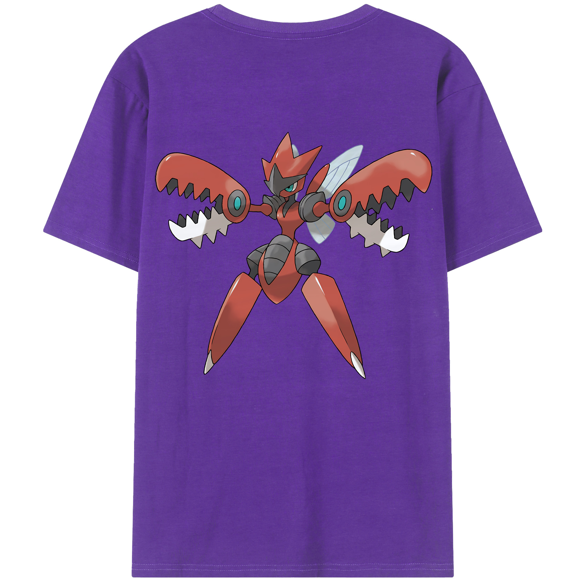 （画像用） ポケットモンスター Pokémon 綿100％半袖Tシャツ（背面プリント）