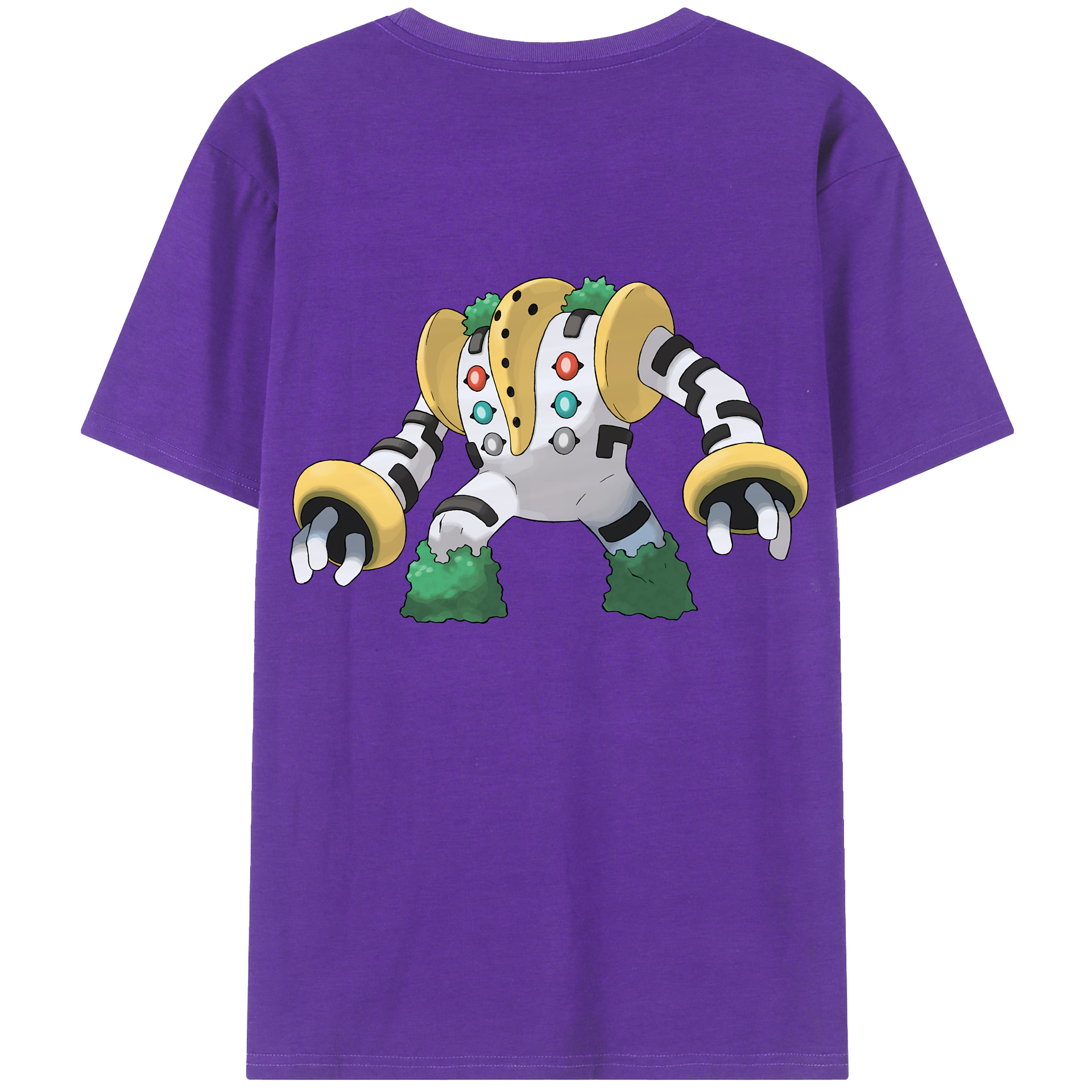 （画像用） ポケットモンスター Pokémon 綿100％半袖Tシャツ（背面プリント）