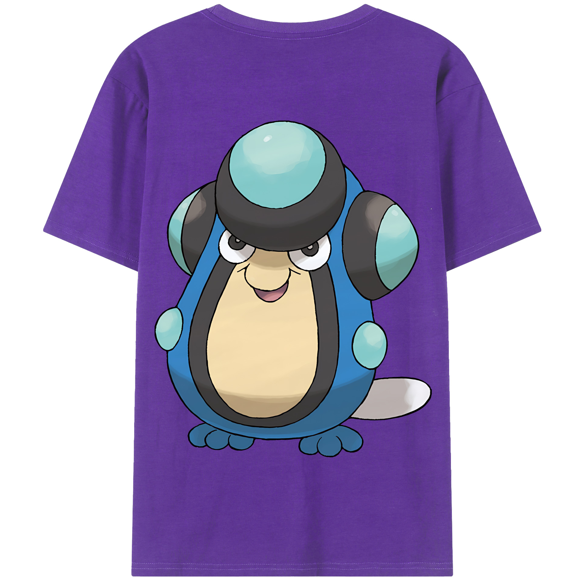 （画像用） ポケットモンスター Pokémon 綿100％半袖Tシャツ（背面プリント）