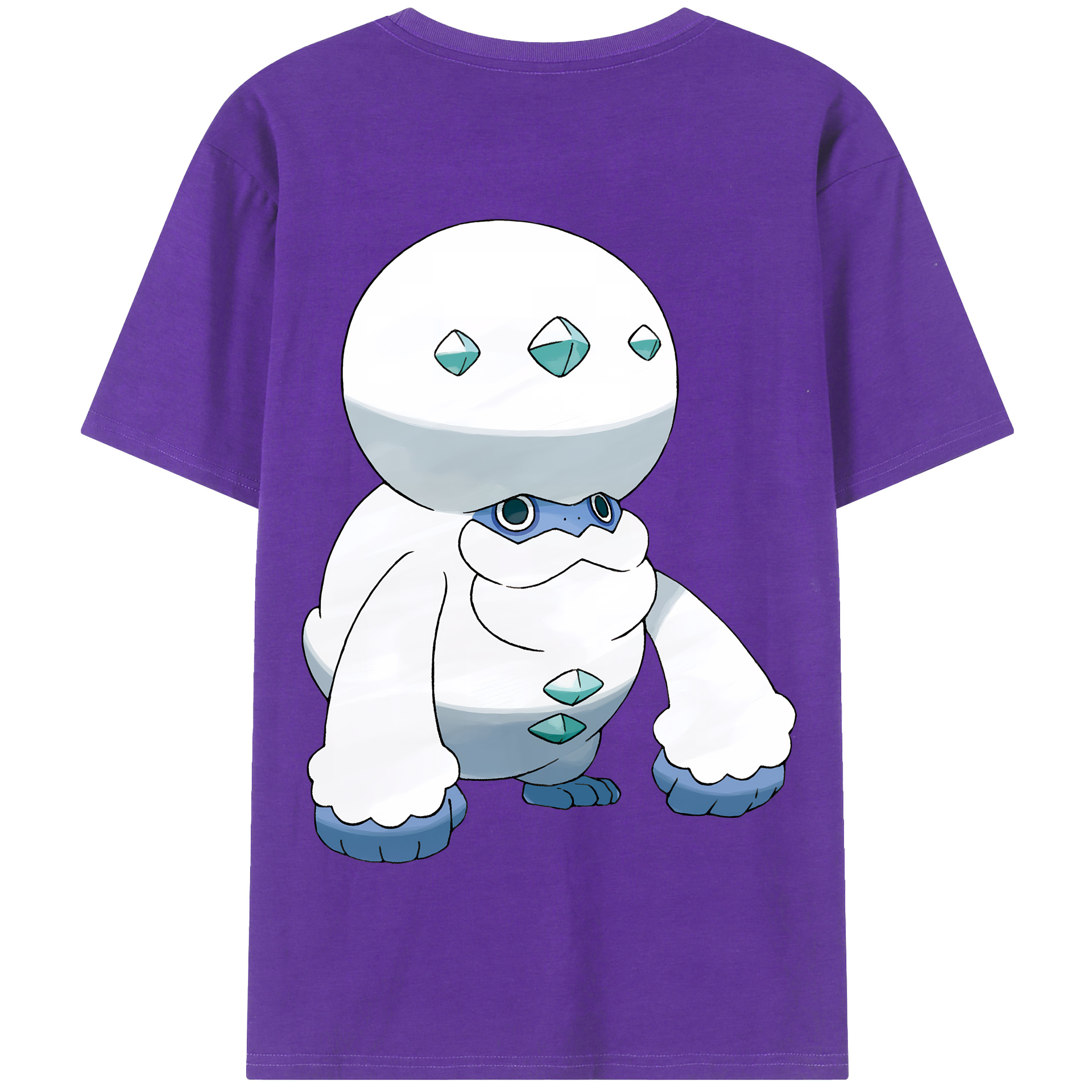 （画像用） ポケットモンスター Pokémon 綿100％半袖Tシャツ（背面プリント）