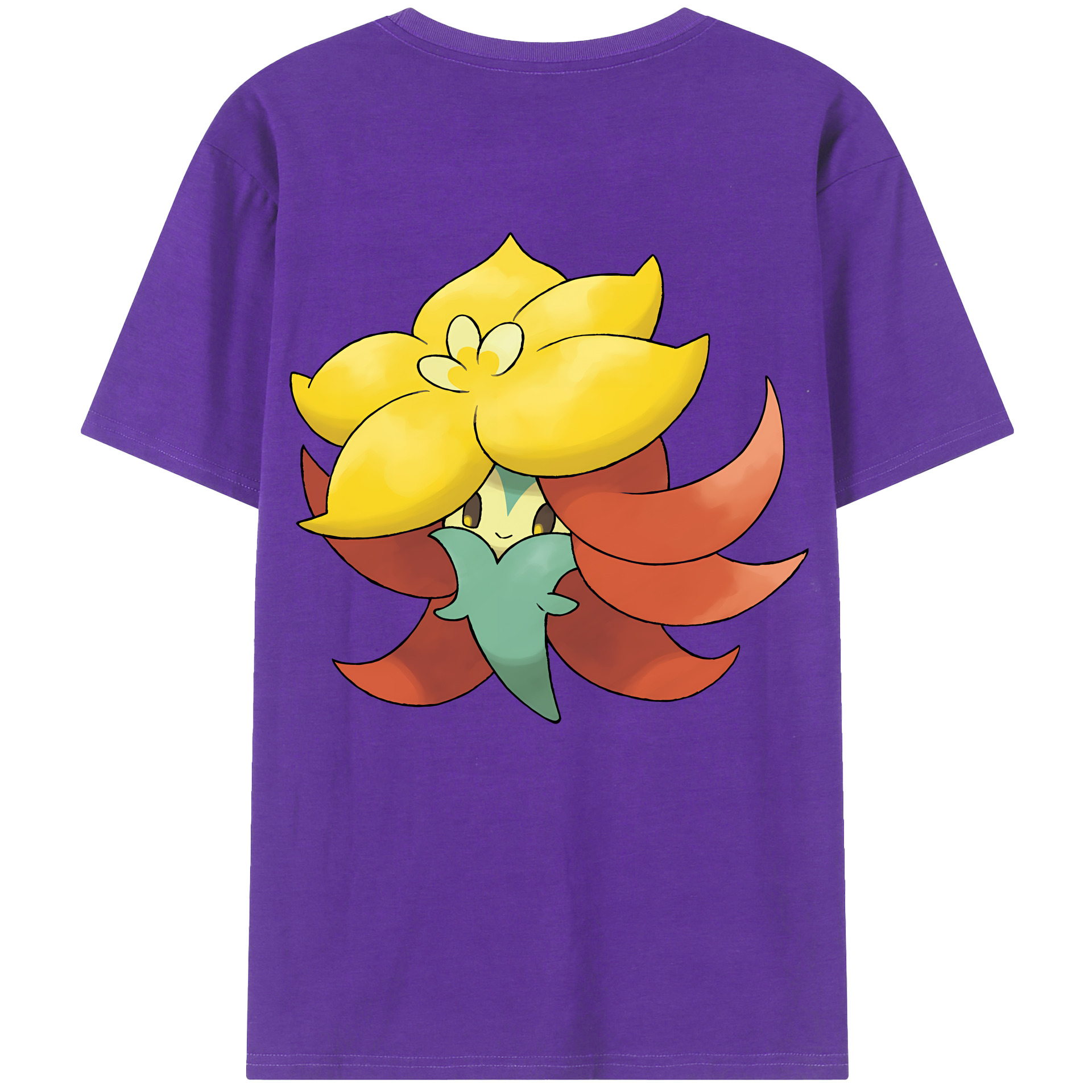 （画像用） ポケットモンスター Pokémon 綿100％半袖Tシャツ（背面プリント）