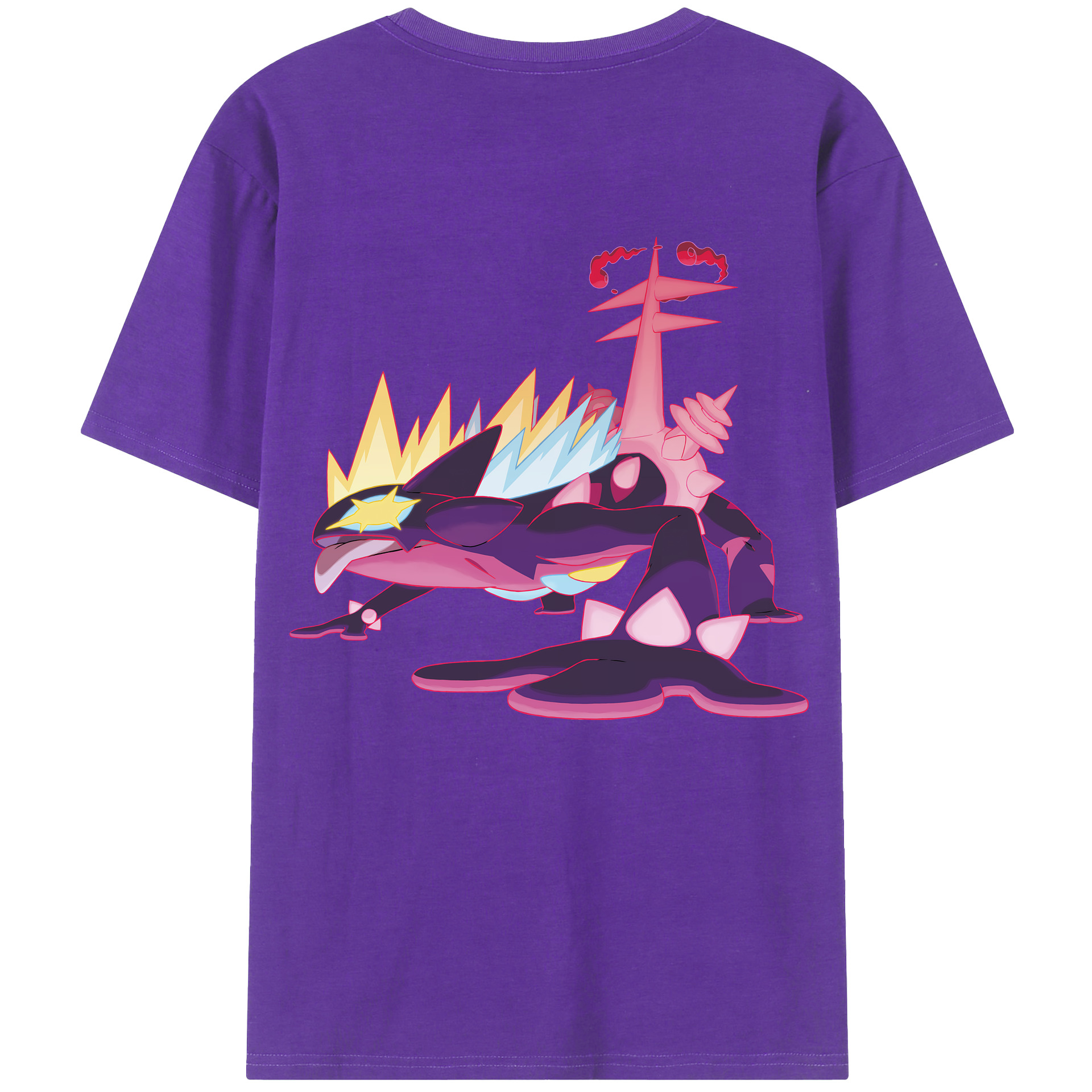 （画像用） ポケットモンスター Pokémon 綿100％半袖Tシャツ（背面プリント）