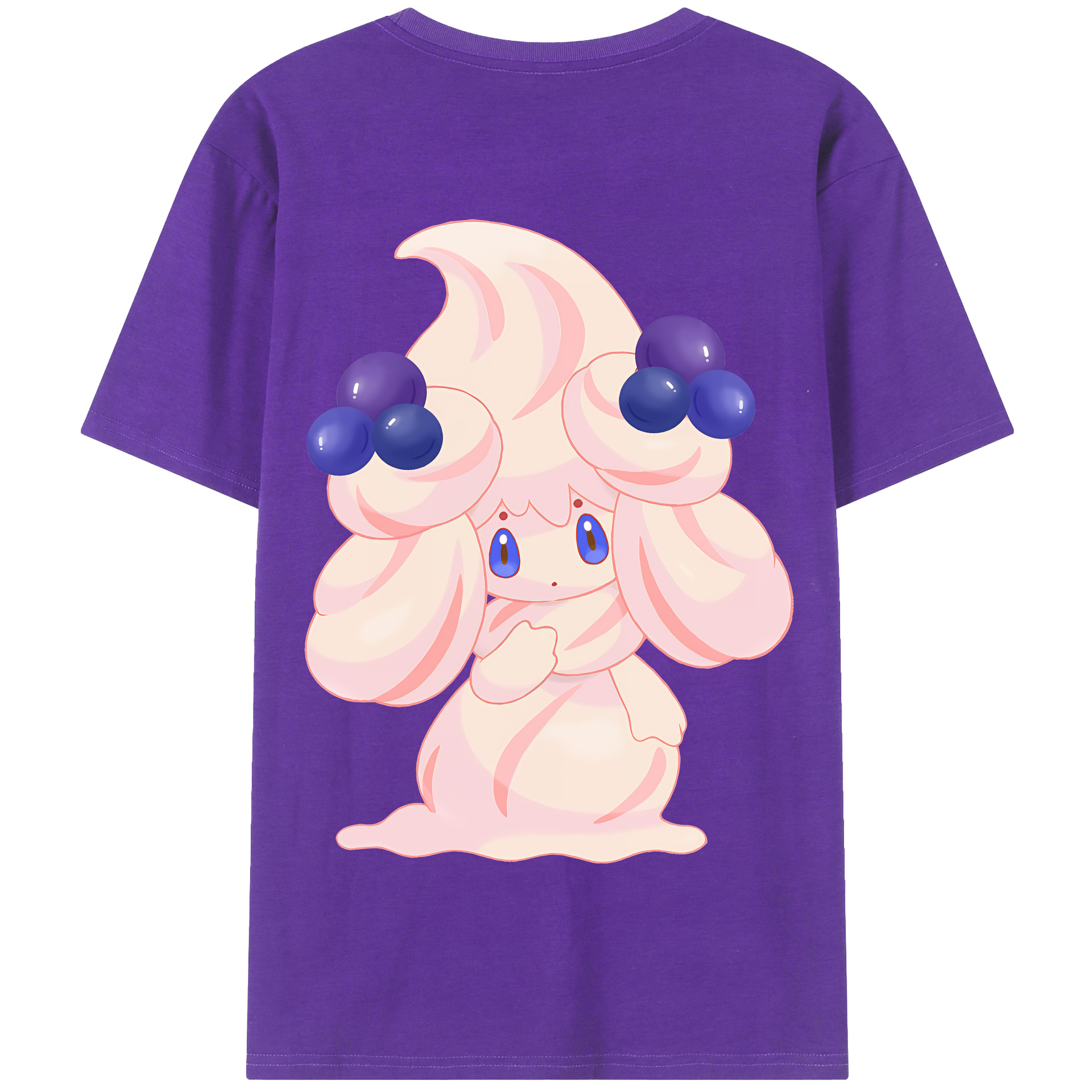（画像用） ポケットモンスター Pokémon 綿100％半袖Tシャツ（背面プリント）