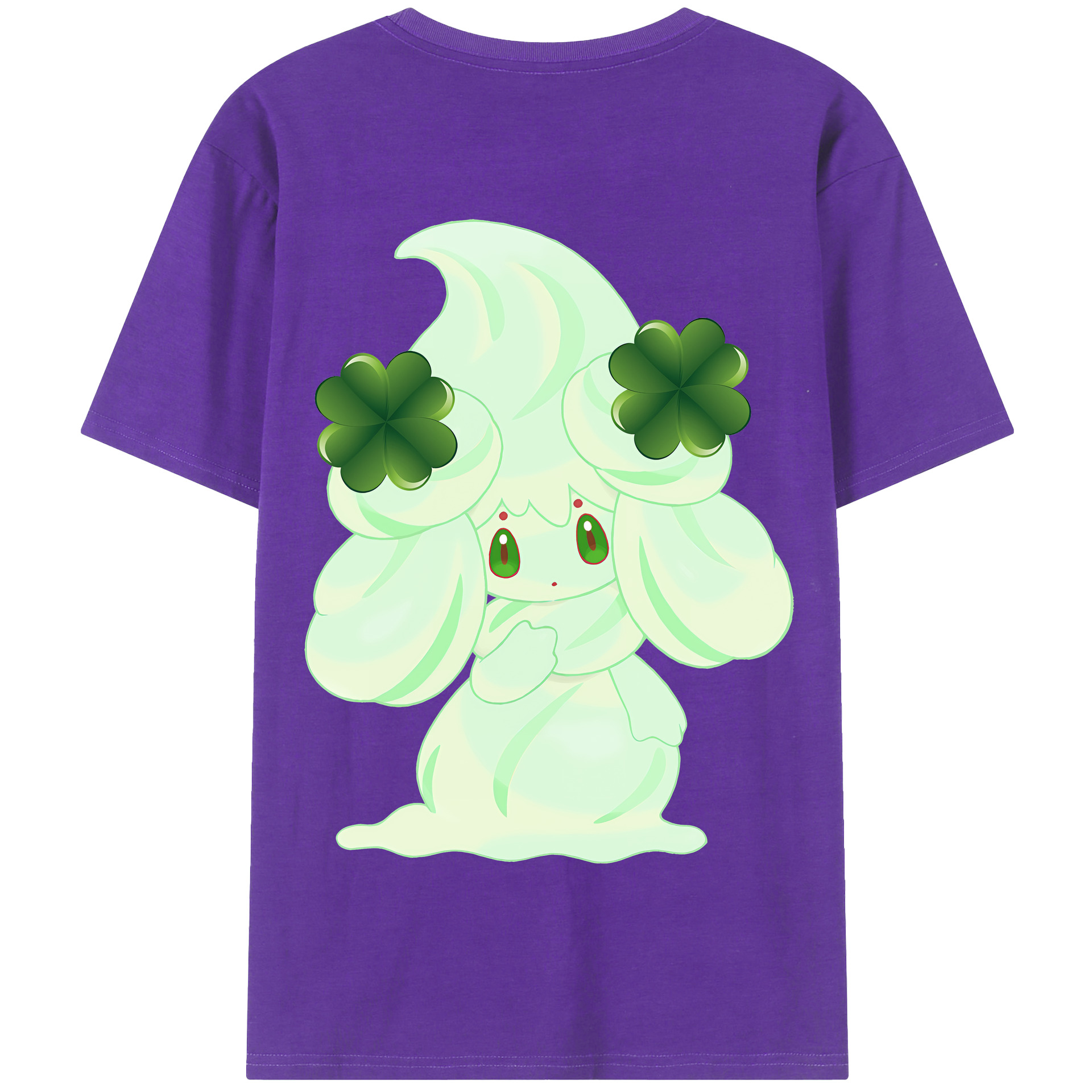 （画像用） ポケットモンスター Pokémon 綿100％半袖Tシャツ（背面プリント）