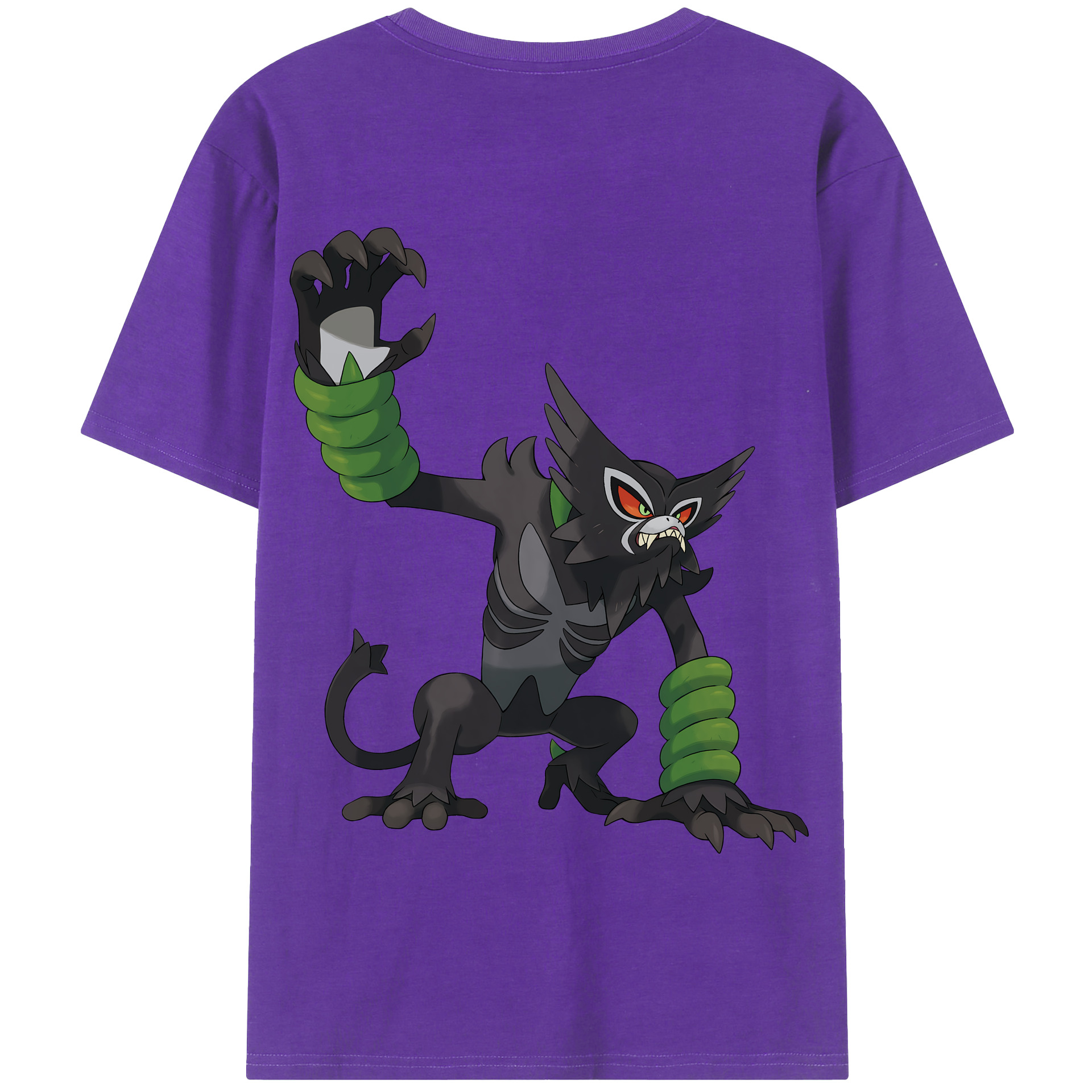 （画像用） ポケットモンスター Pokémon 綿100％半袖Tシャツ（背面プリント）