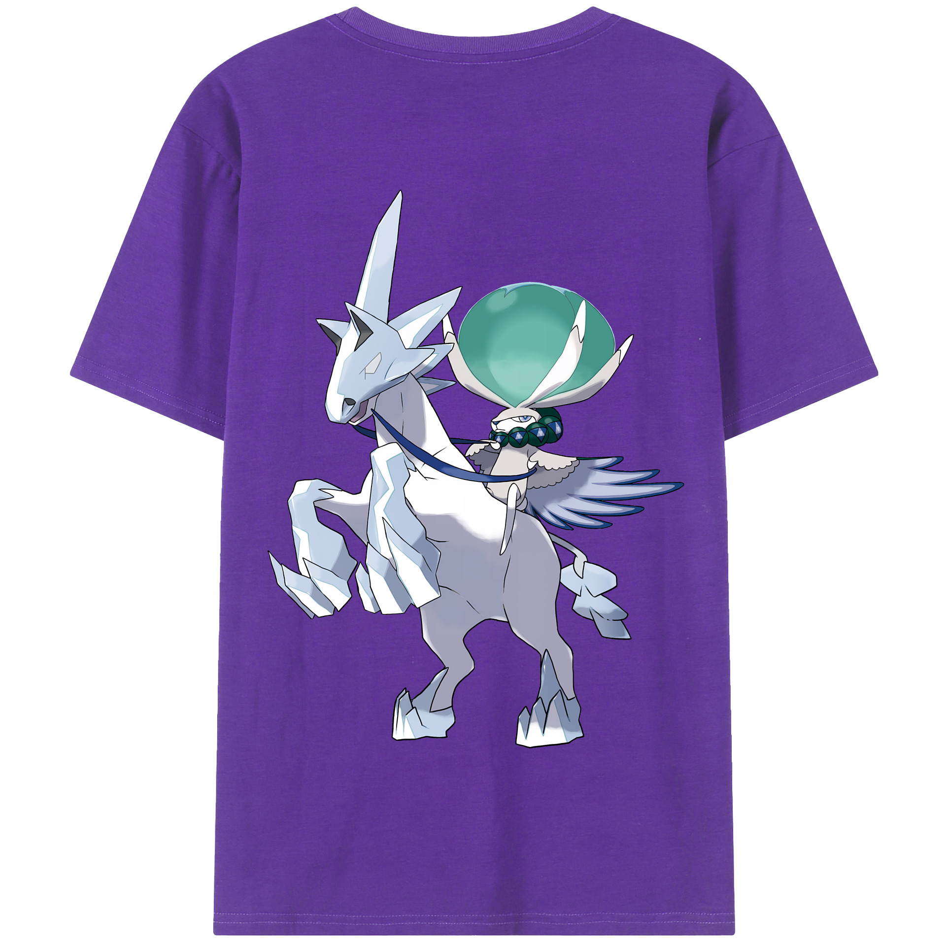 （画像用） ポケットモンスター Pokémon 綿100％半袖Tシャツ（背面プリント）