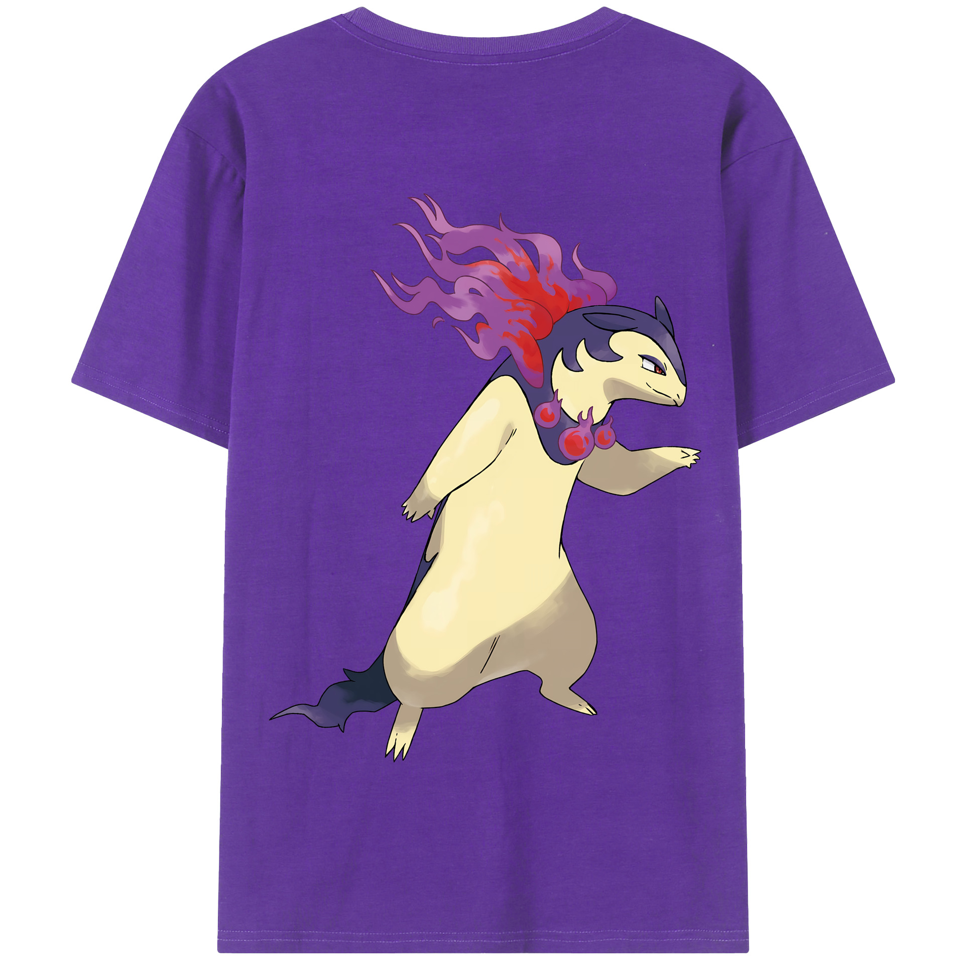 （画像用） ポケットモンスター Pokémon 綿100％半袖Tシャツ（背面プリント）