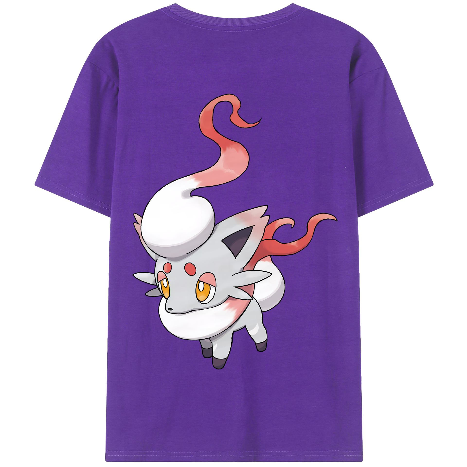 （画像用） ポケットモンスター Pokémon 綿100％半袖Tシャツ（背面プリント）