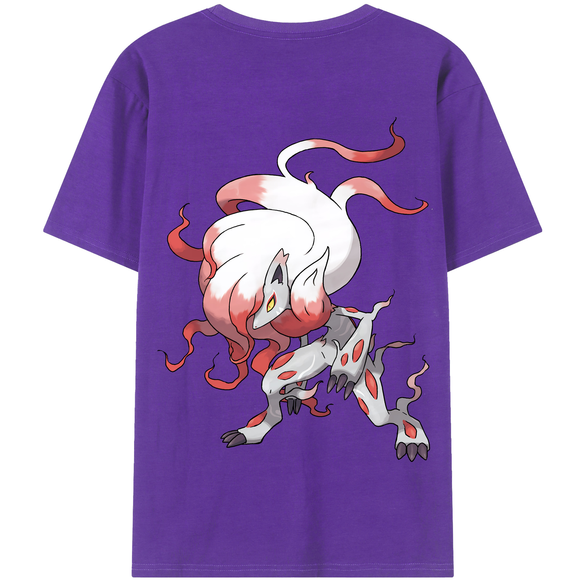 （画像用） ポケットモンスター Pokémon 綿100％半袖Tシャツ（背面プリント）