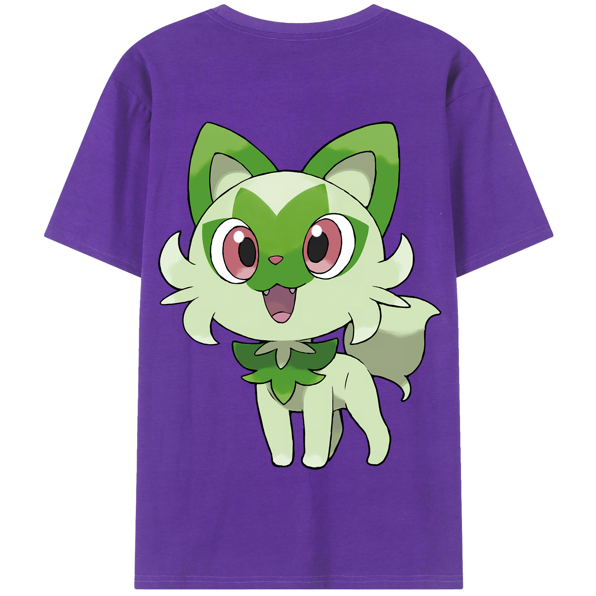 （画像用） ポケットモンスター Pokémon 綿100％半袖Tシャツ（背面プリント）