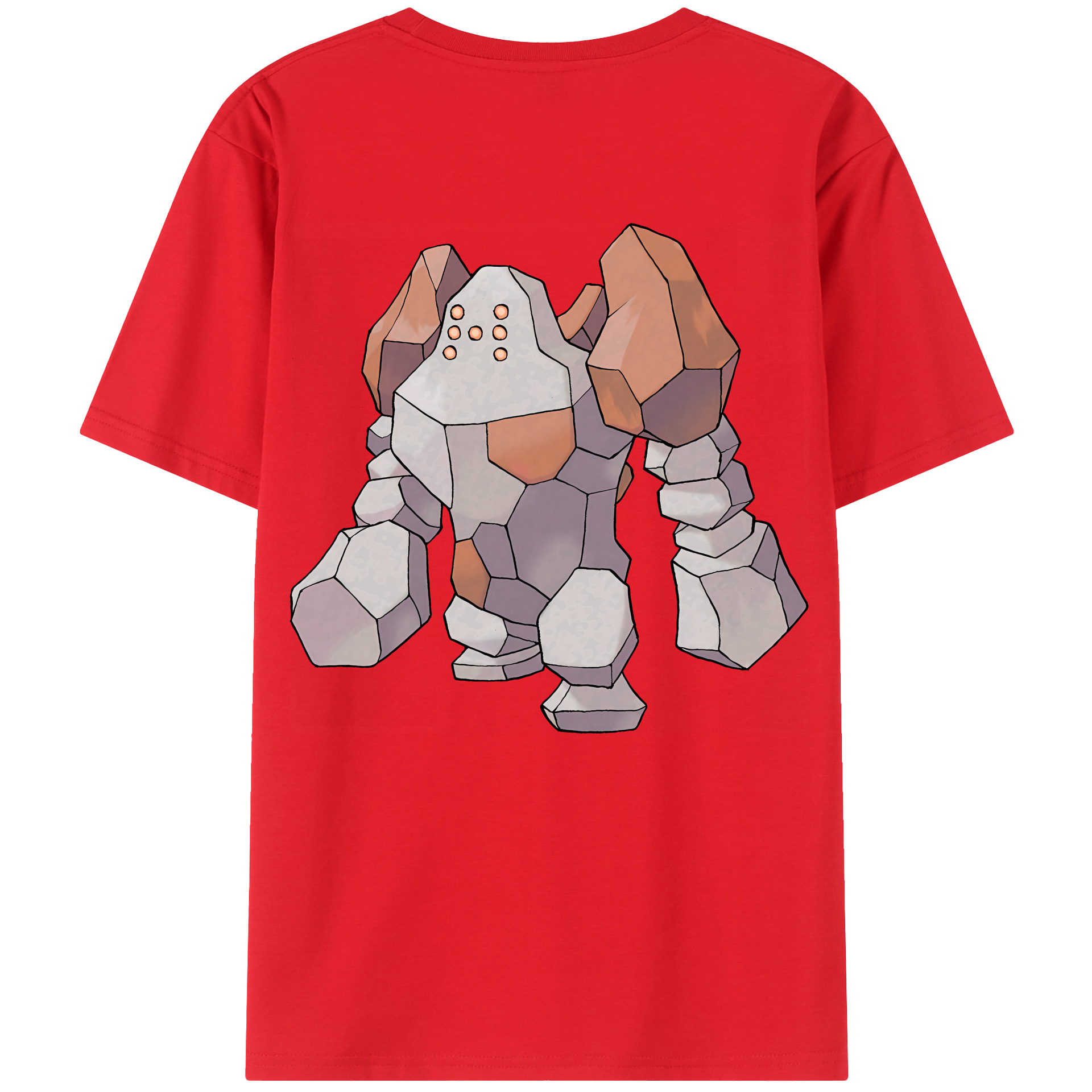 （画像用） ポケットモンスター Pokémon 綿100％半袖Tシャツ（背面プリント）