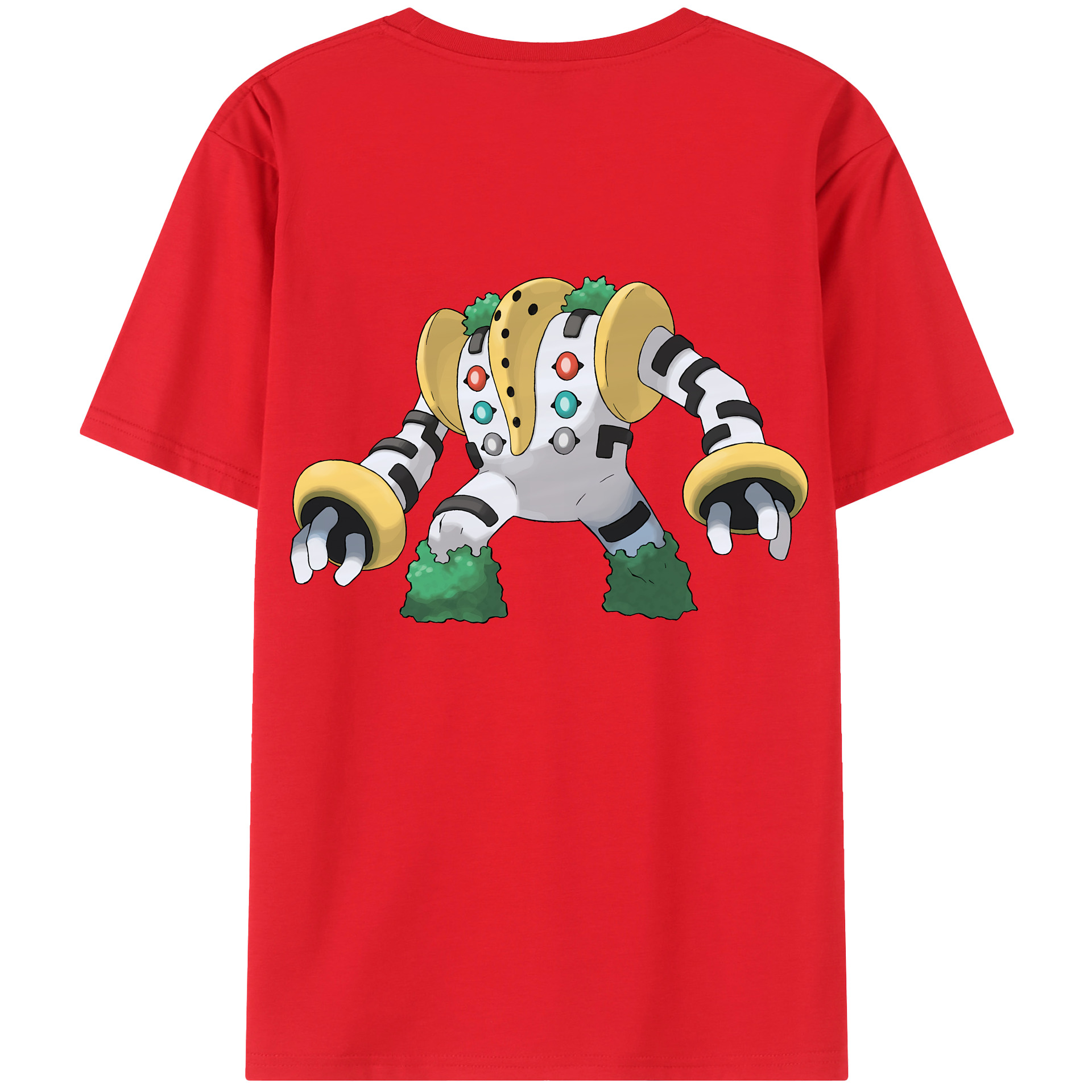 （画像用） ポケットモンスター Pokémon 綿100％半袖Tシャツ（背面プリント）