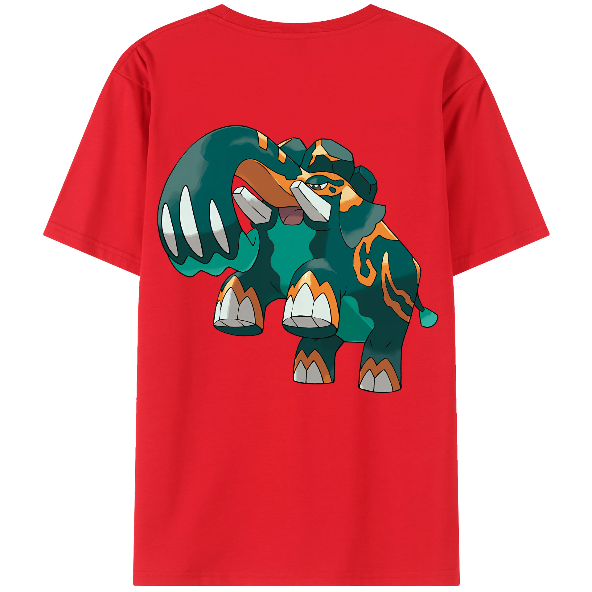 （画像用） ポケットモンスター Pokémon 綿100％半袖Tシャツ（背面プリント）