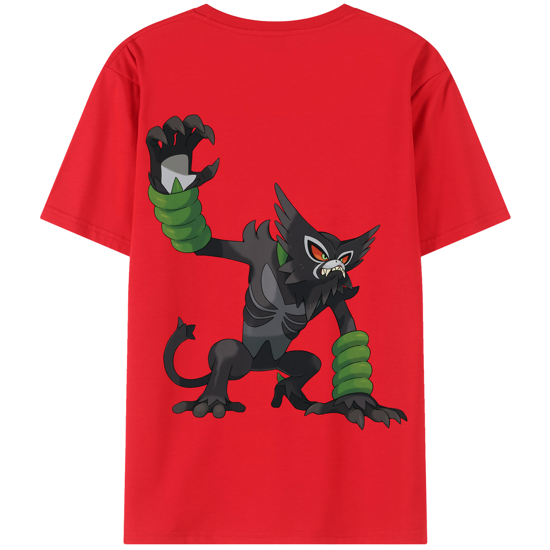 （画像用） ポケットモンスター Pokémon 綿100％半袖Tシャツ（背面プリント）