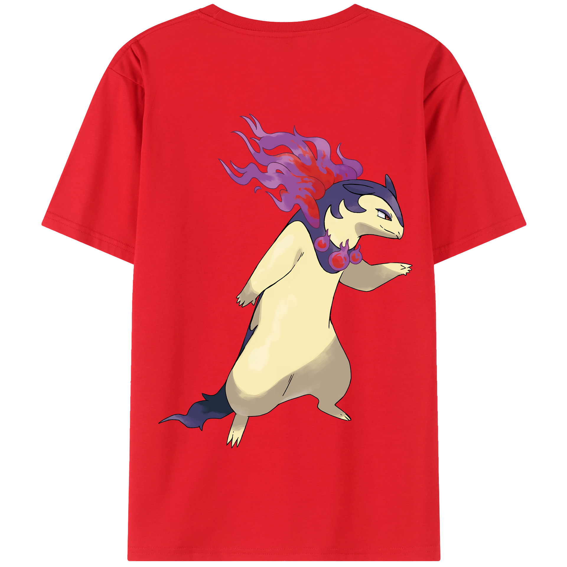 （画像用） ポケットモンスター Pokémon 綿100％半袖Tシャツ（背面プリント）