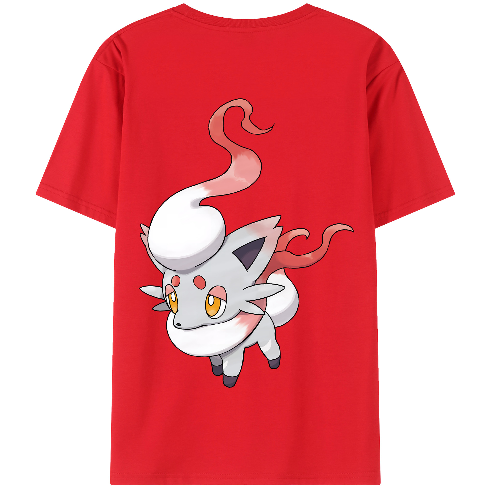 （画像用） ポケットモンスター Pokémon 綿100％半袖Tシャツ（背面プリント）