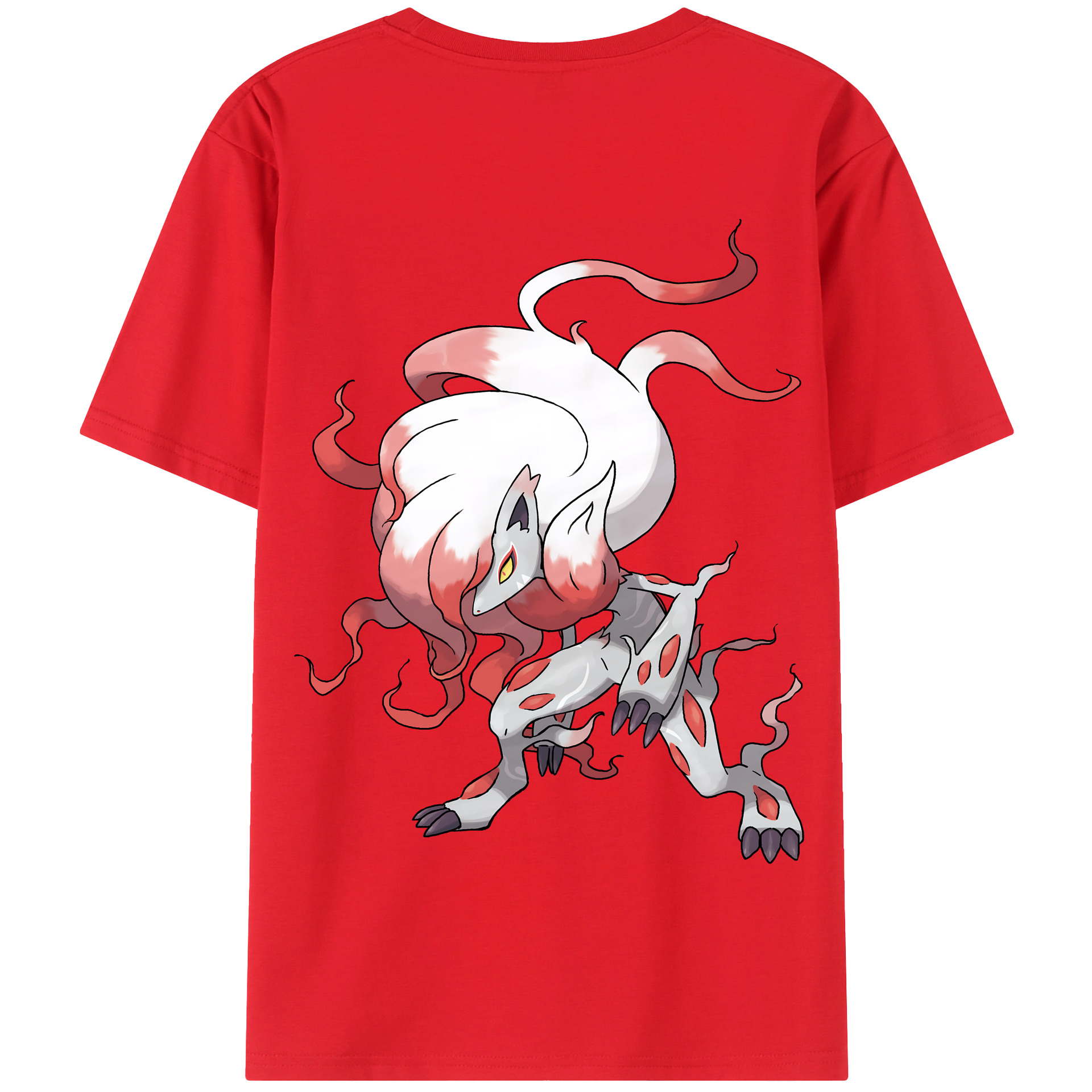 （画像用） ポケットモンスター Pokémon 綿100％半袖Tシャツ（背面プリント）