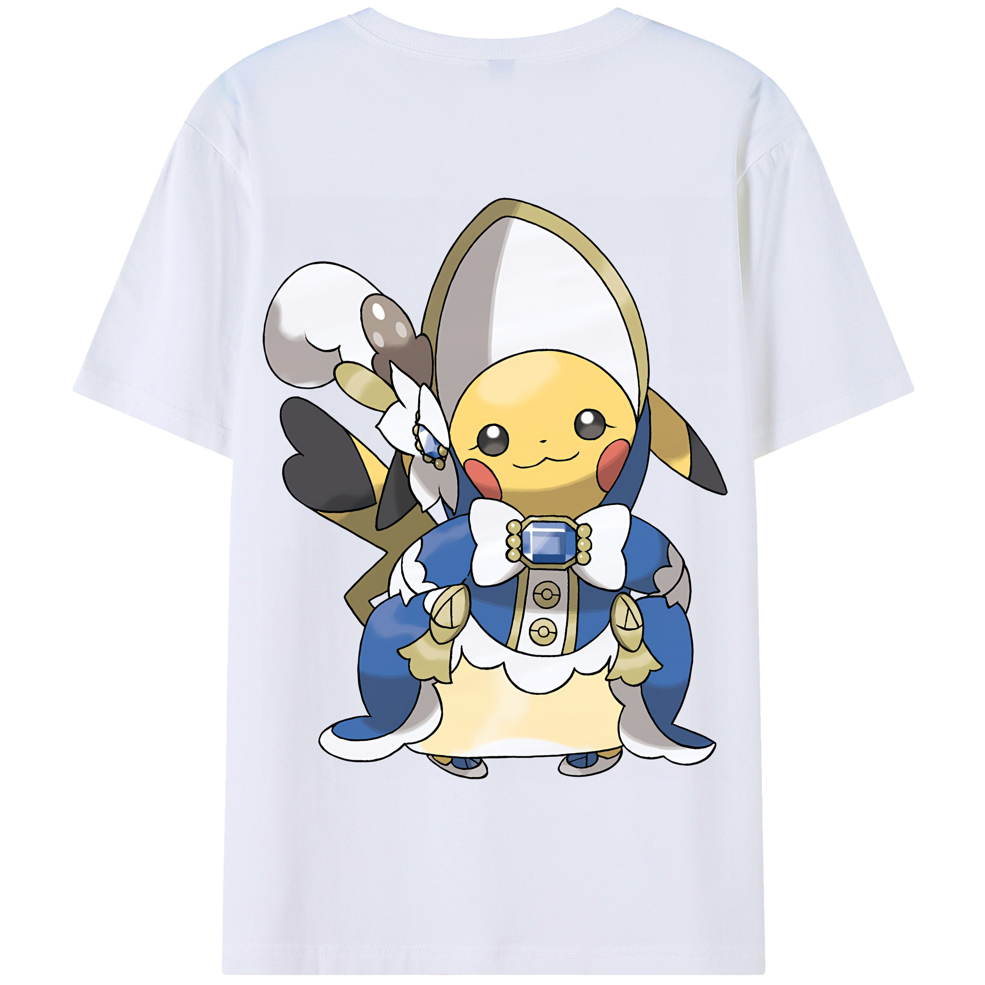 （画像用） ポケットモンスター Pokémon 綿100％半袖Tシャツ（背面プリント）