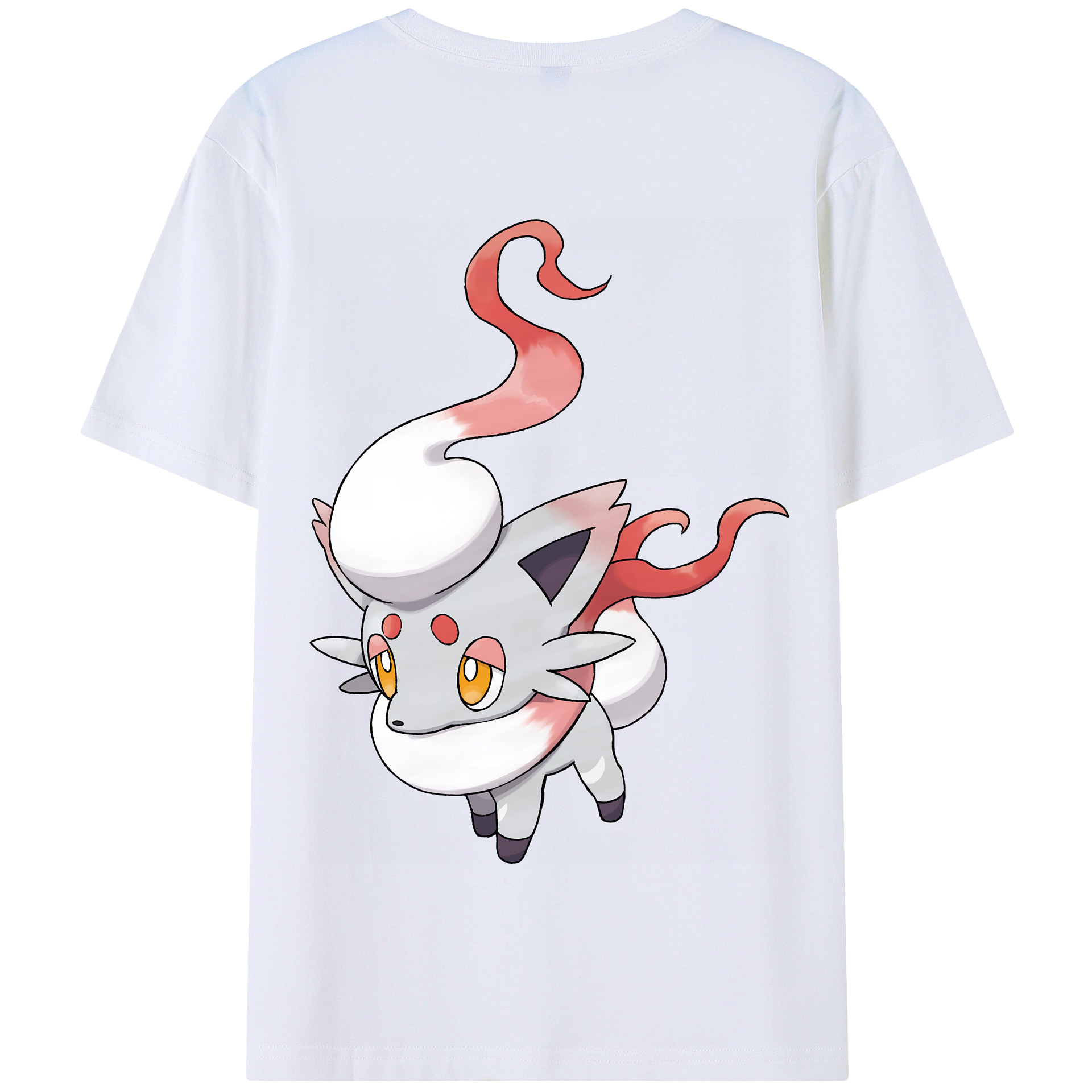 （画像用） ポケットモンスター Pokémon 綿100％半袖Tシャツ（背面プリント）