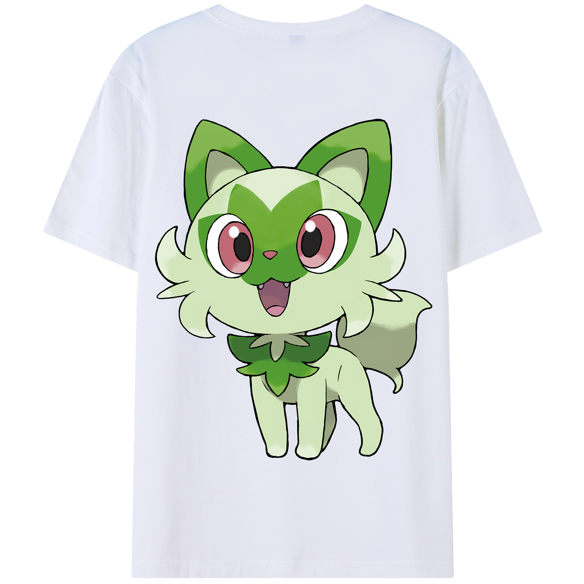 （画像用） ポケットモンスター Pokémon 綿100％半袖Tシャツ（背面プリント）