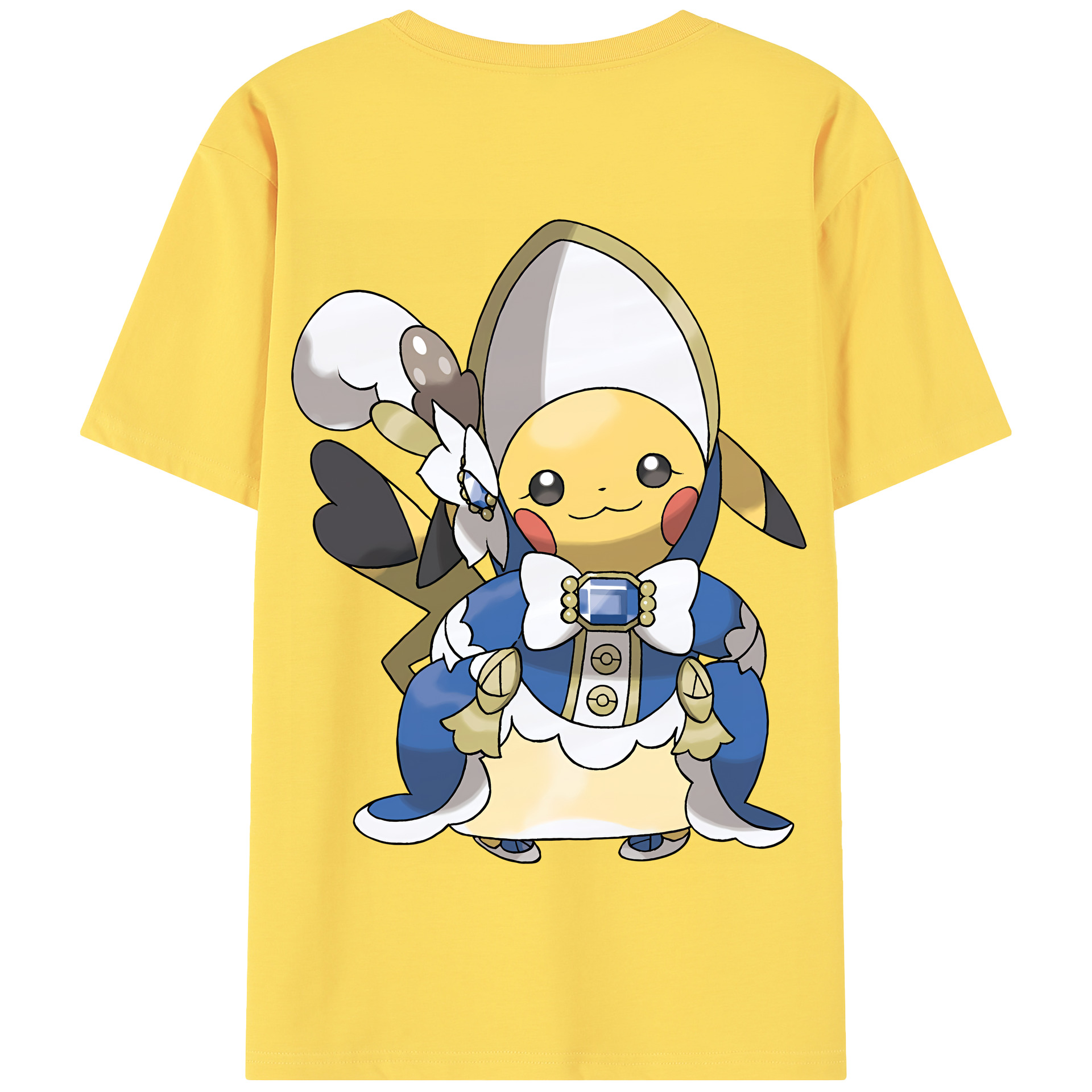（画像用） ポケットモンスター Pokémon 綿100％半袖Tシャツ（背面プリント）