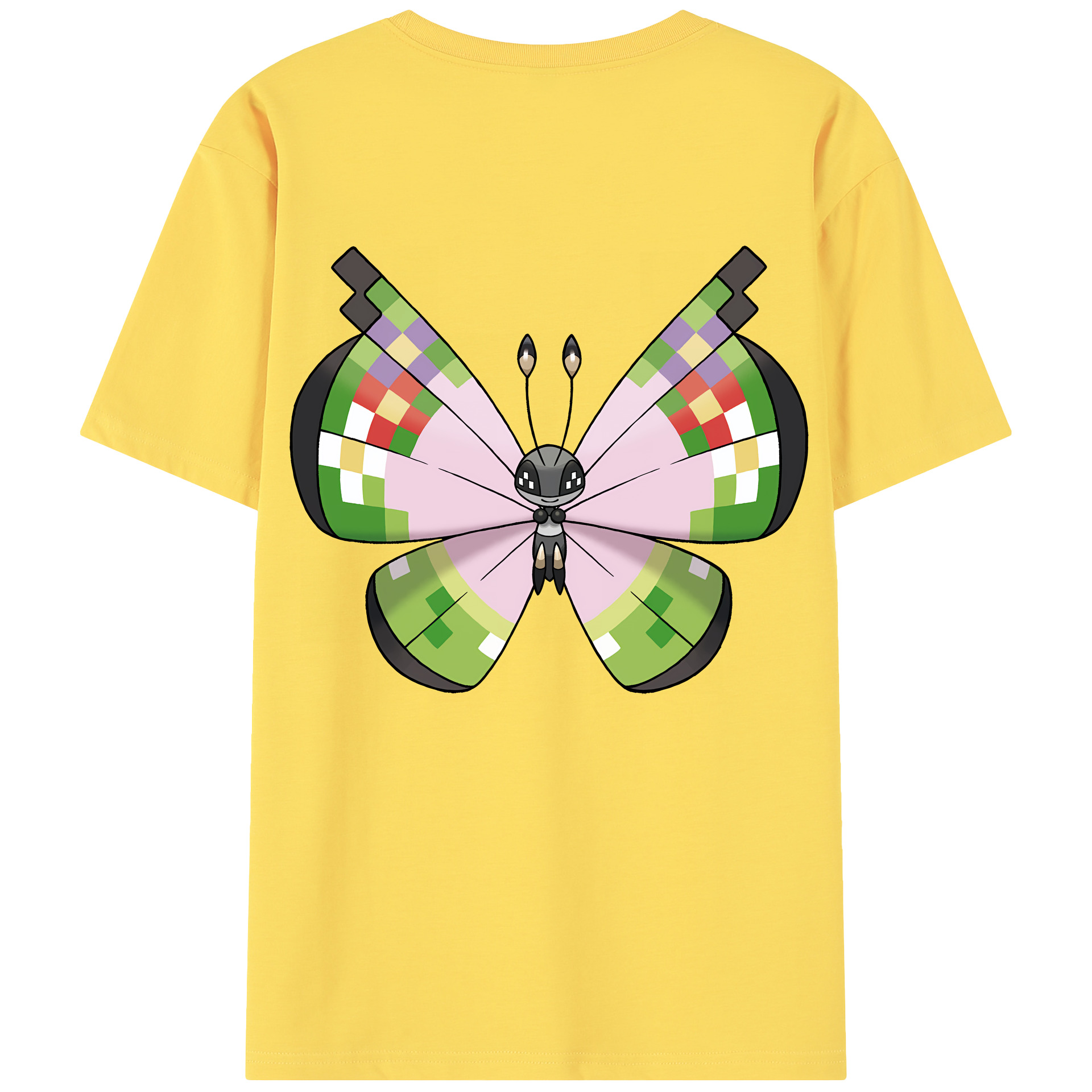 （画像用） ポケットモンスター Pokémon 綿100％半袖Tシャツ（背面プリント）