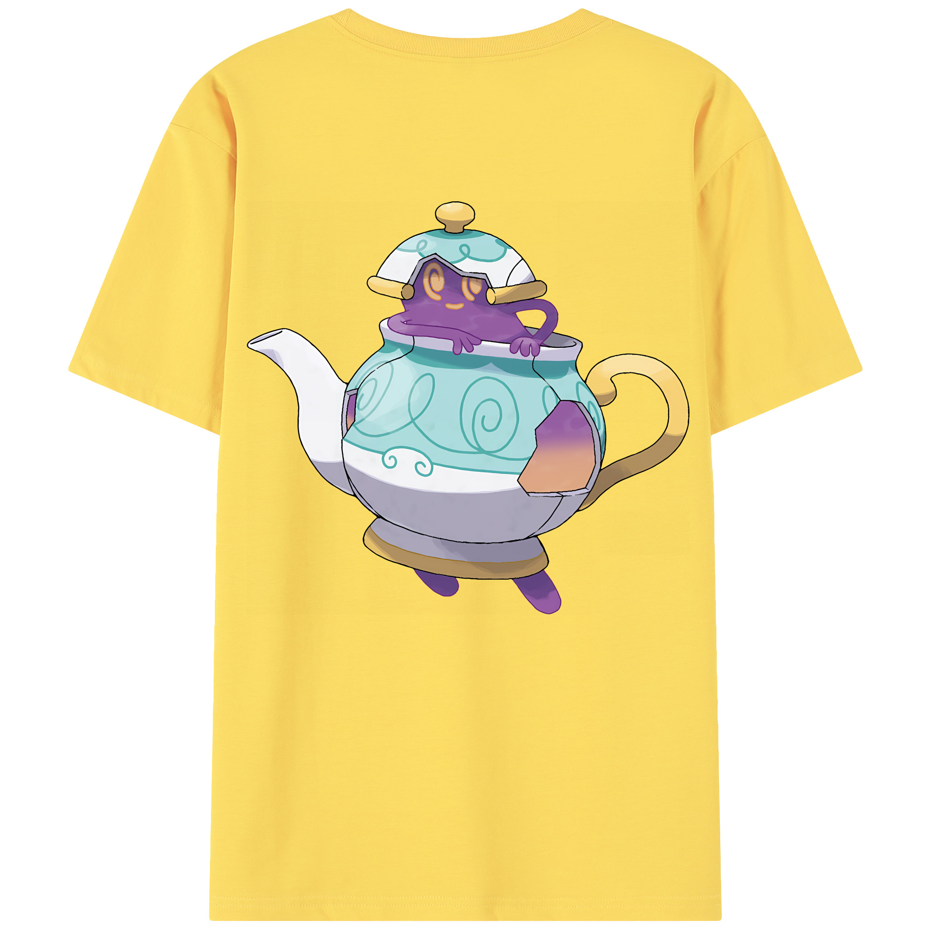 （画像用） ポケットモンスター Pokémon 綿100％半袖Tシャツ（背面プリント）