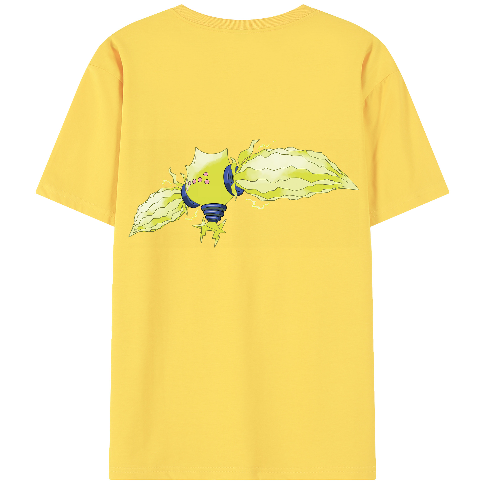 （画像用） ポケットモンスター Pokémon 綿100％半袖Tシャツ（背面プリント）