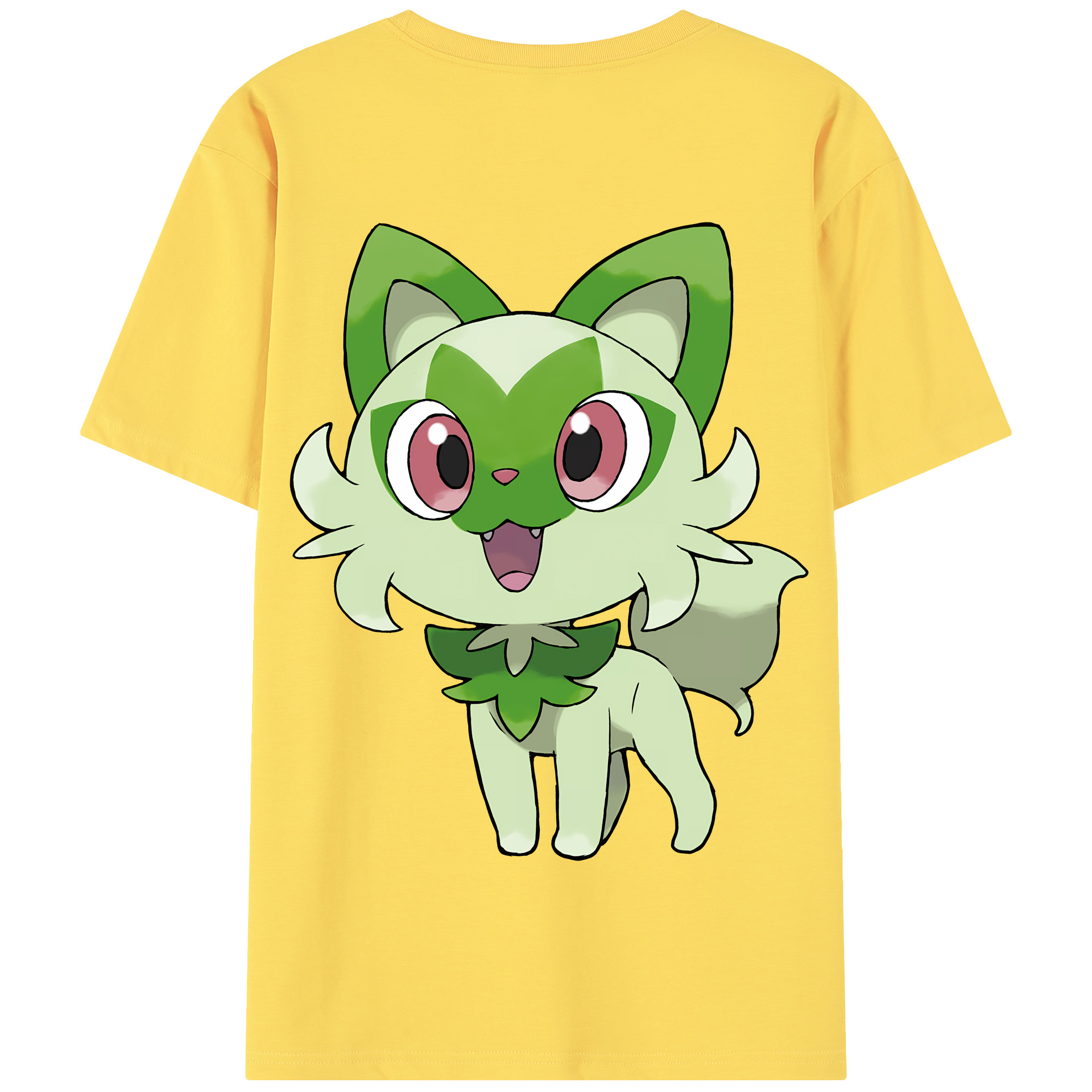 （画像用） ポケットモンスター Pokémon 綿100％半袖Tシャツ（背面プリント）