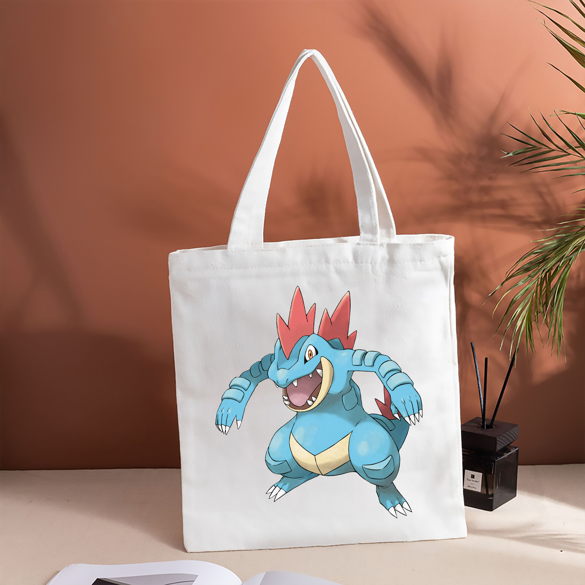 ポケットモンスター Pokémon 縦型キャンバス生地手提げバッグ　トートバッグ