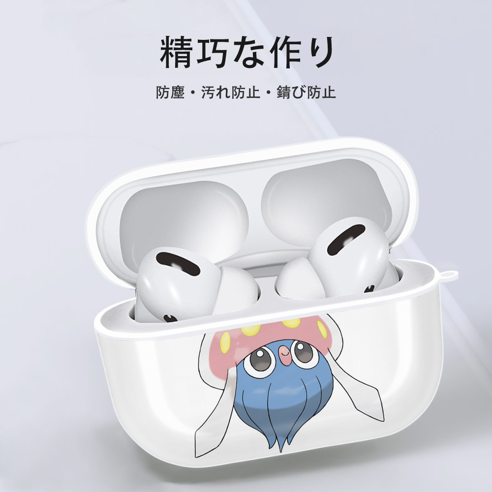 ポケットモンスター Pokémon 【AirPods Pro用】ハードシェル保護ケース 耐衝撃・防指紋・カラビナ付き商品仕様