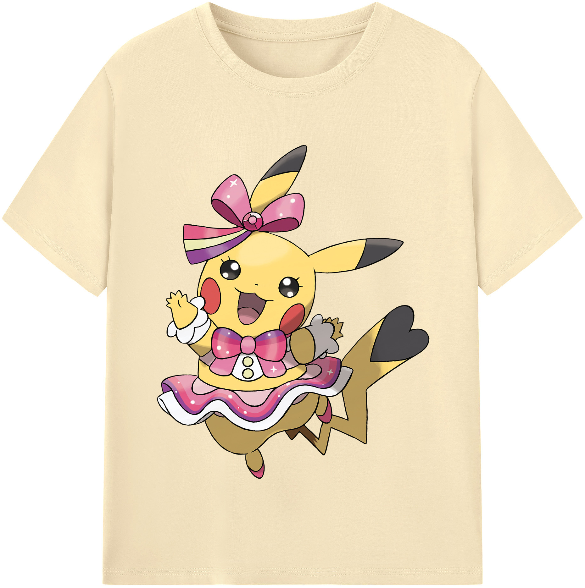 （画像用） ポケットモンスター Pokémon 綿100％半袖Tシャツ（フロントプリント）