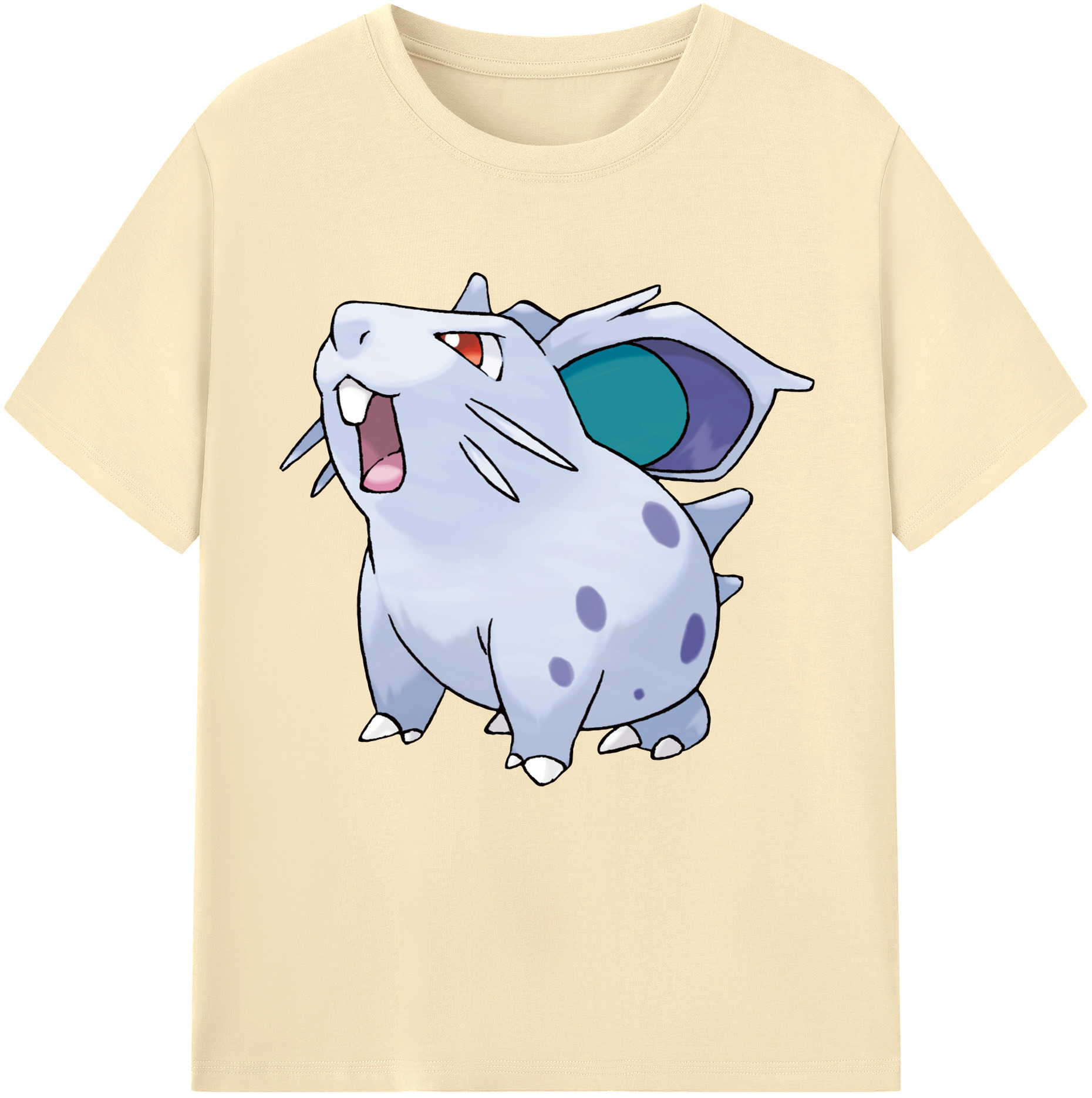 （画像用） ポケットモンスター Pokémon 綿100％半袖Tシャツ（フロントプリント）