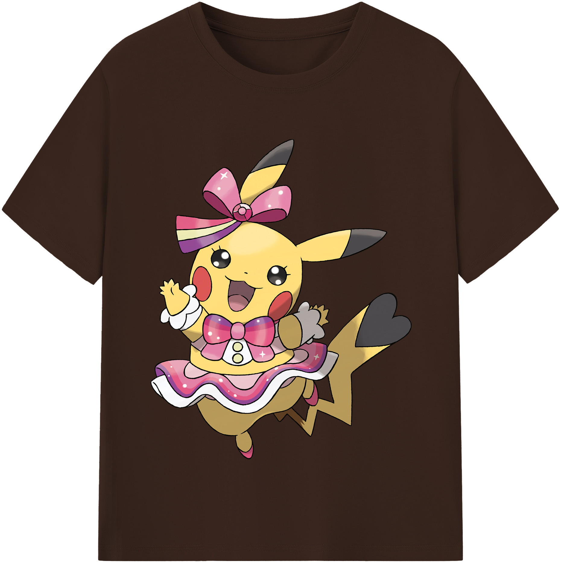 （画像用） ポケットモンスター Pokémon 綿100％半袖Tシャツ（フロントプリント）