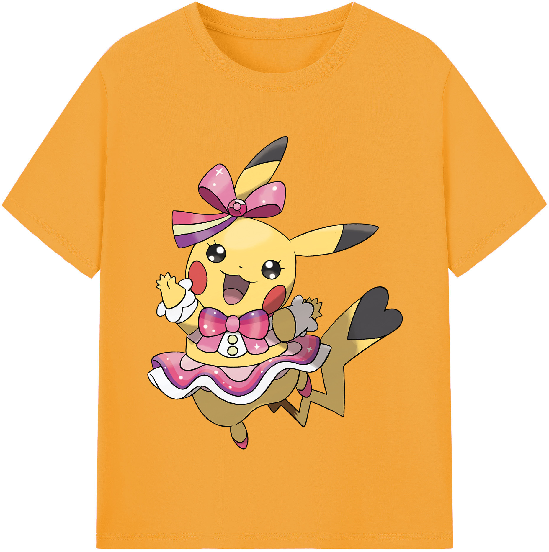 （画像用） ポケットモンスター Pokémon 綿100％半袖Tシャツ（フロントプリント）