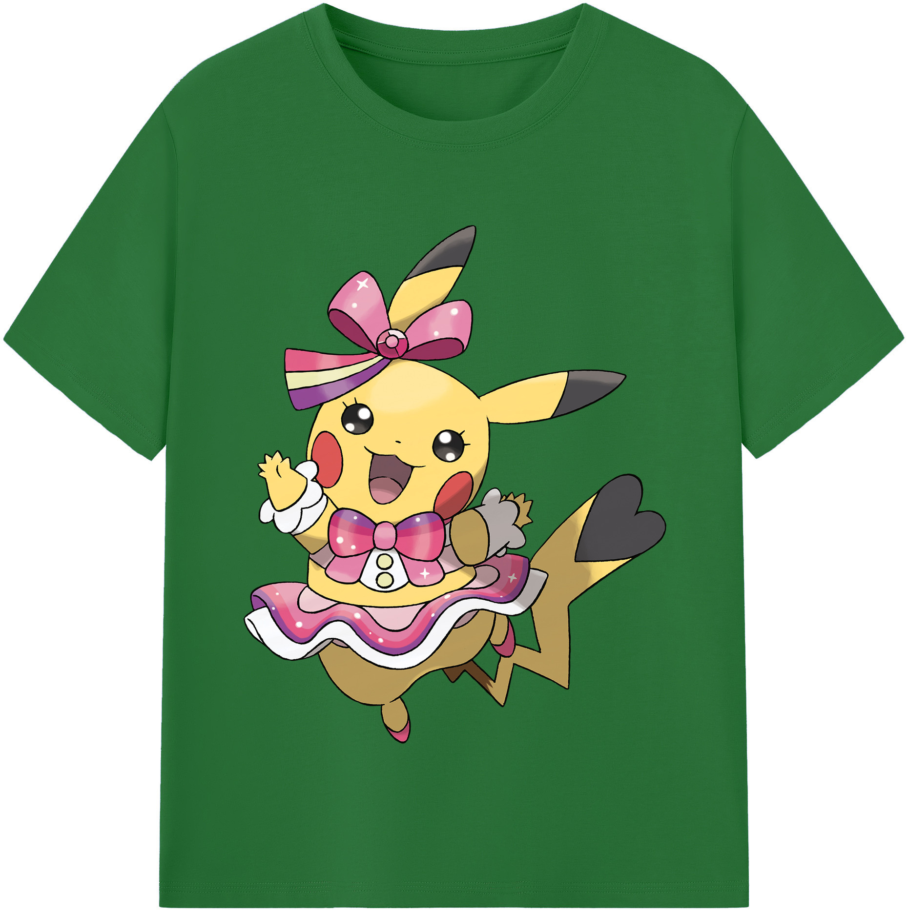 （画像用） ポケットモンスター Pokémon 綿100％半袖Tシャツ（フロントプリント）