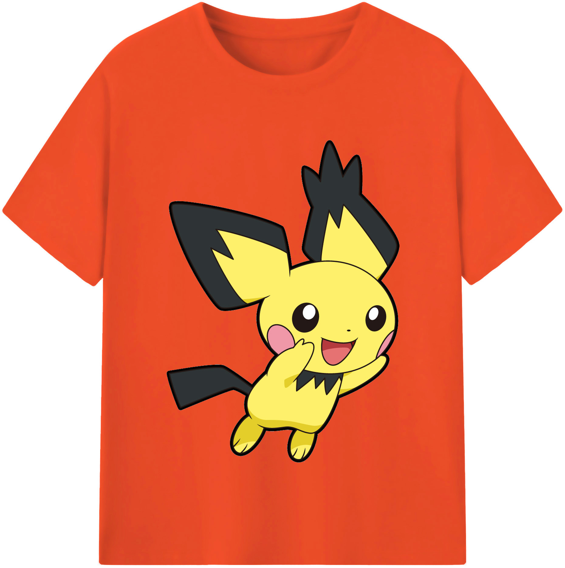 ポケットモンスター Pokémon 綿100％半袖Tシャツ（フロントプリント）