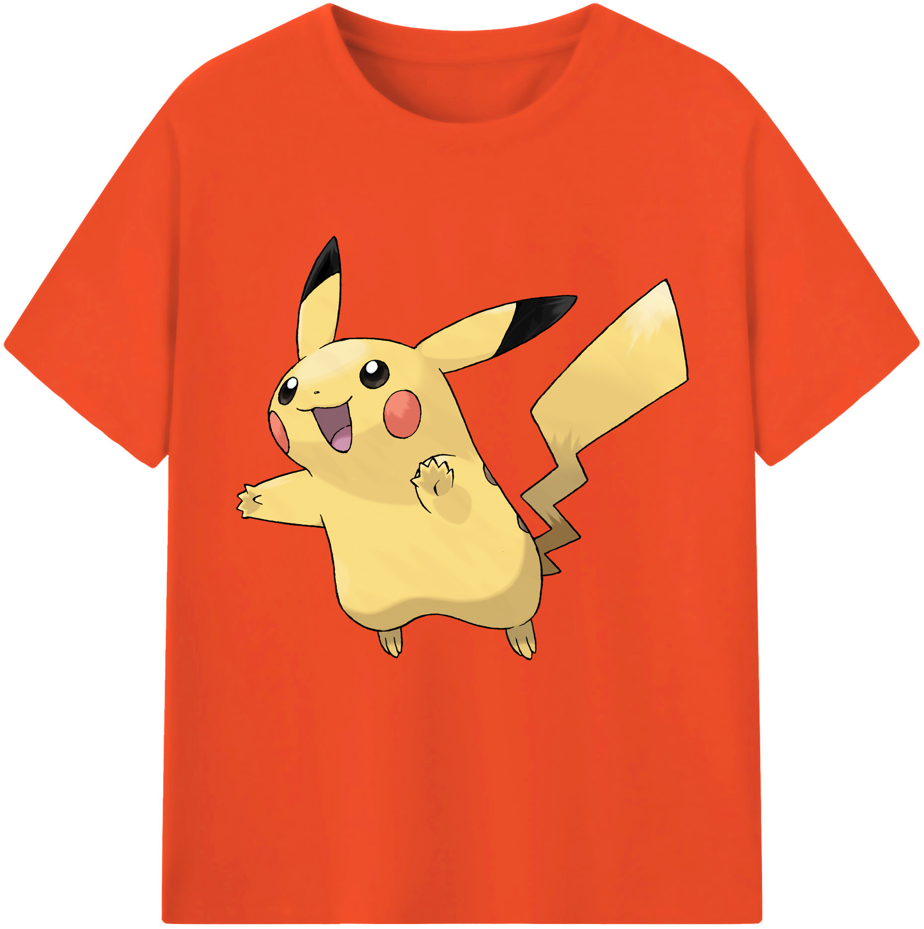 （画像用） ポケットモンスター Pokémon 綿100％半袖Tシャツ（フロントプリント）
