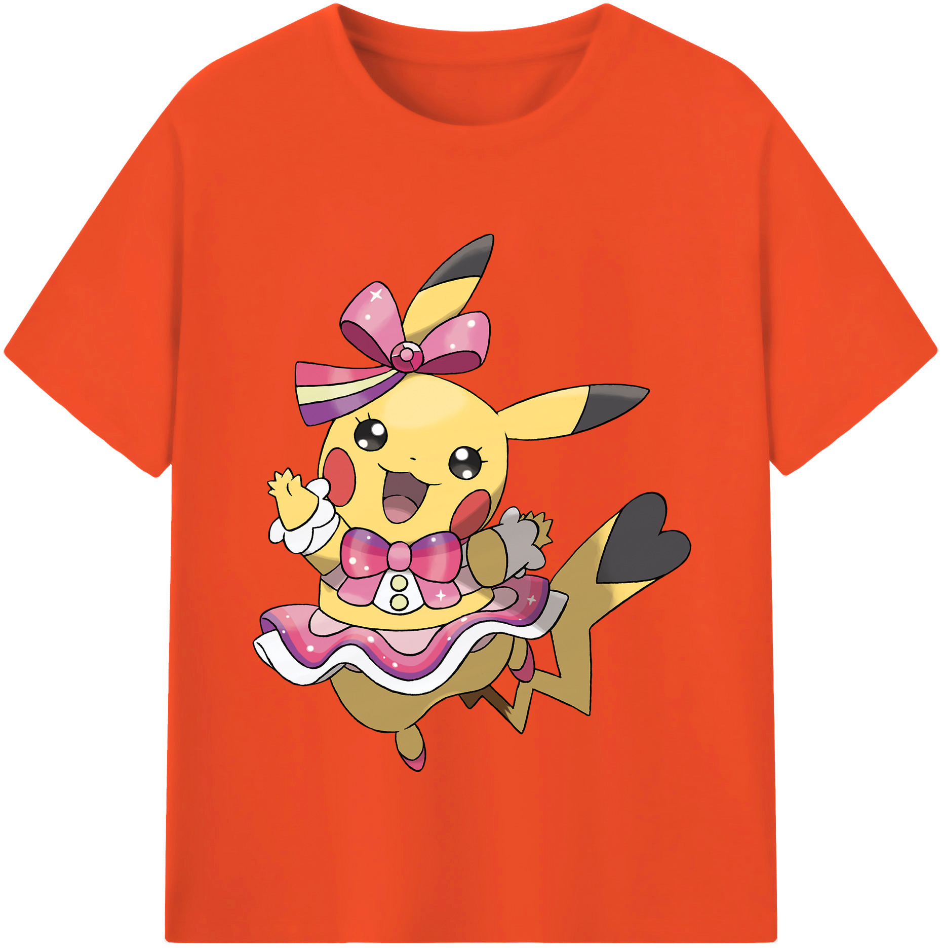 （画像用） ポケットモンスター Pokémon 綿100％半袖Tシャツ（フロントプリント）