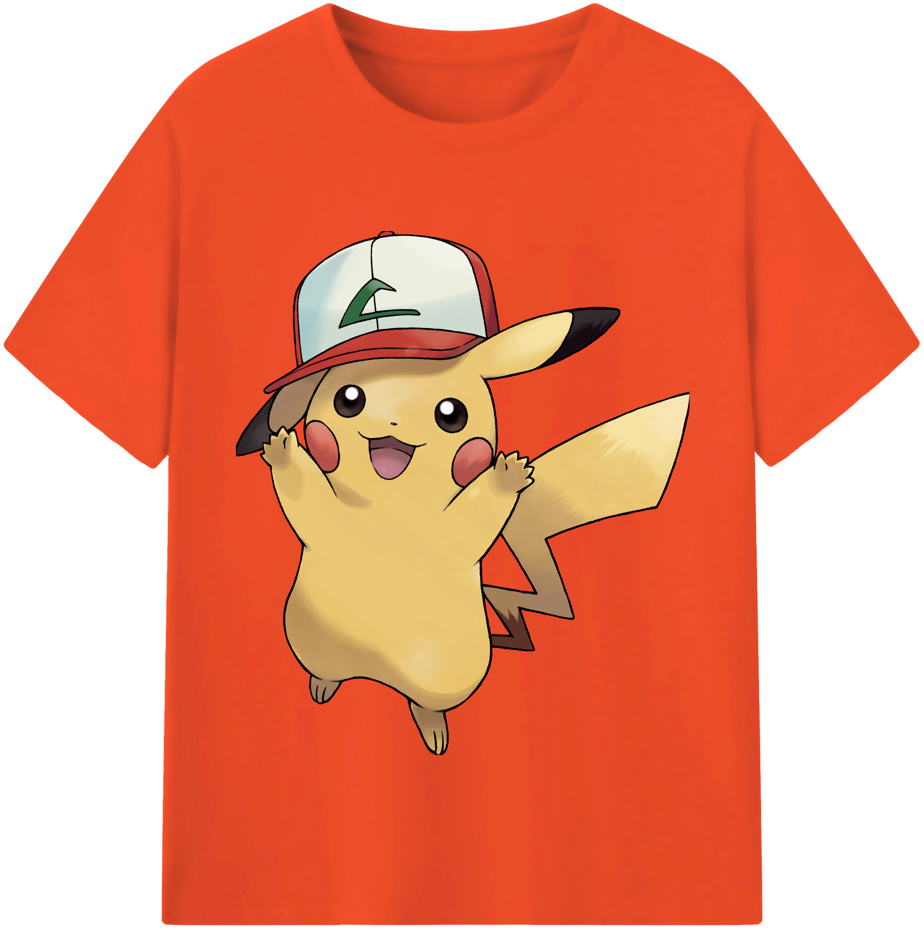 （画像用） ポケットモンスター Pokémon 綿100％半袖Tシャツ（フロントプリント）