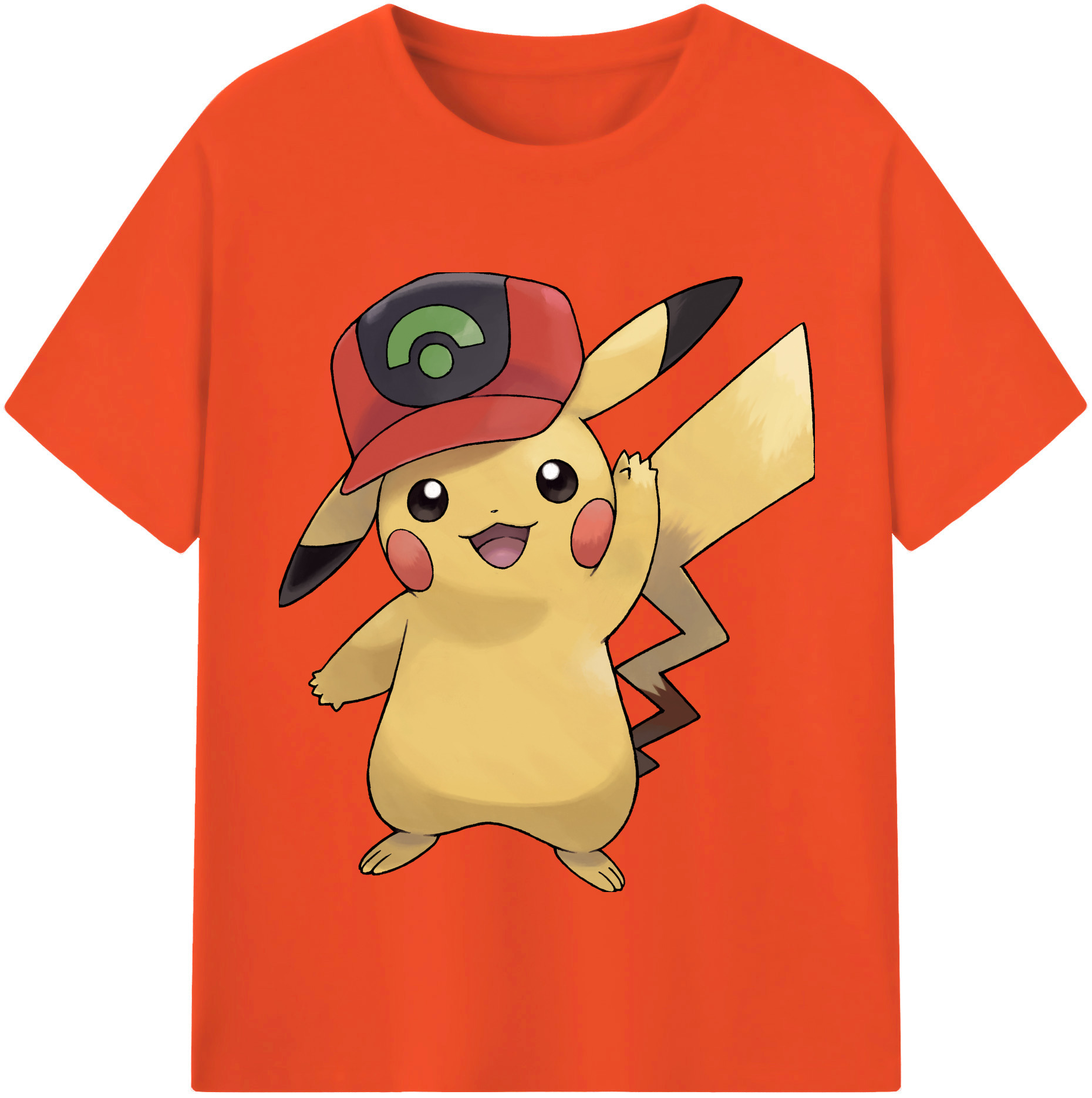 （画像用） ポケットモンスター Pokémon 綿100％半袖Tシャツ（フロントプリント）