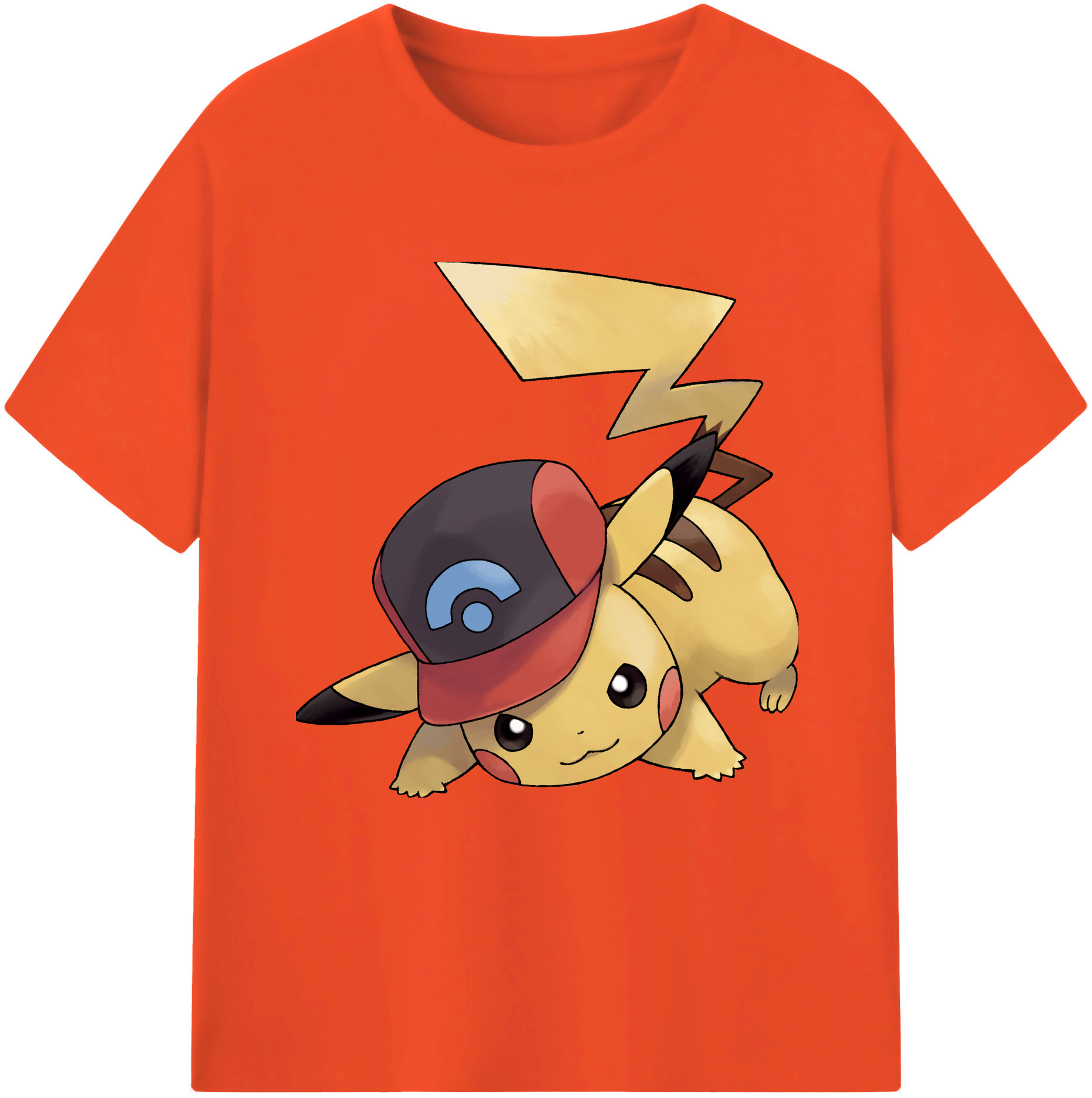 （画像用） ポケットモンスター Pokémon 綿100％半袖Tシャツ（フロントプリント）