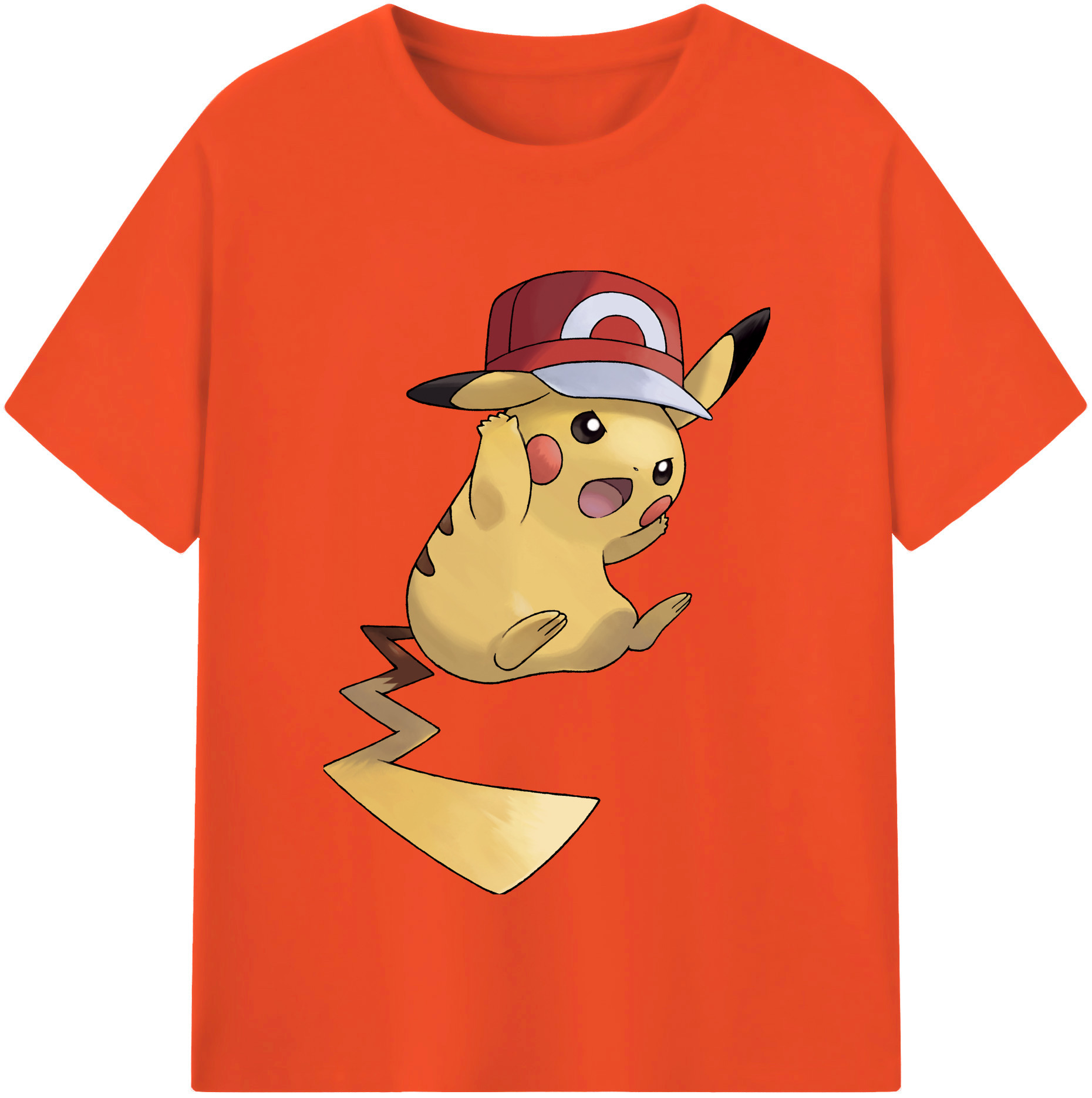 （画像用） ポケットモンスター Pokémon 綿100％半袖Tシャツ（フロントプリント）