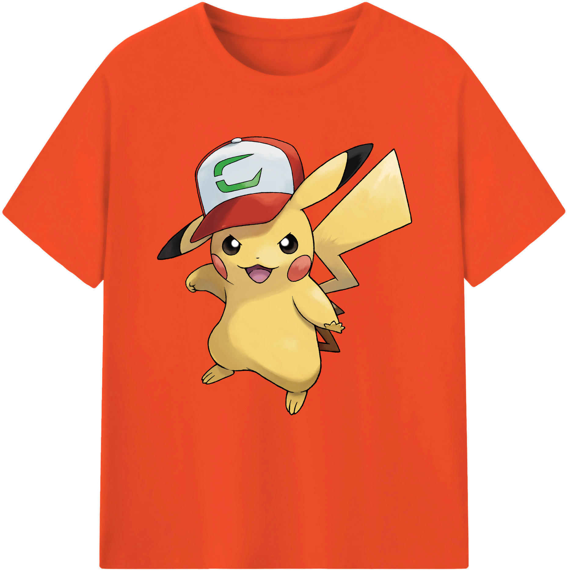 （画像用） ポケットモンスター Pokémon 綿100％半袖Tシャツ（フロントプリント）