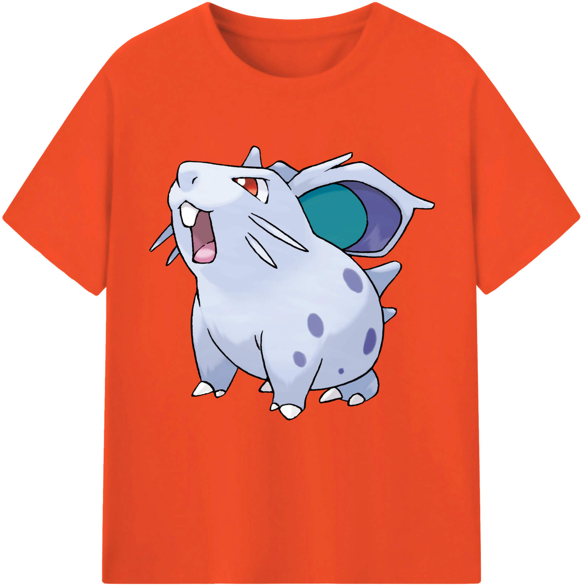 （画像用） ポケットモンスター Pokémon 綿100％半袖Tシャツ（フロントプリント）