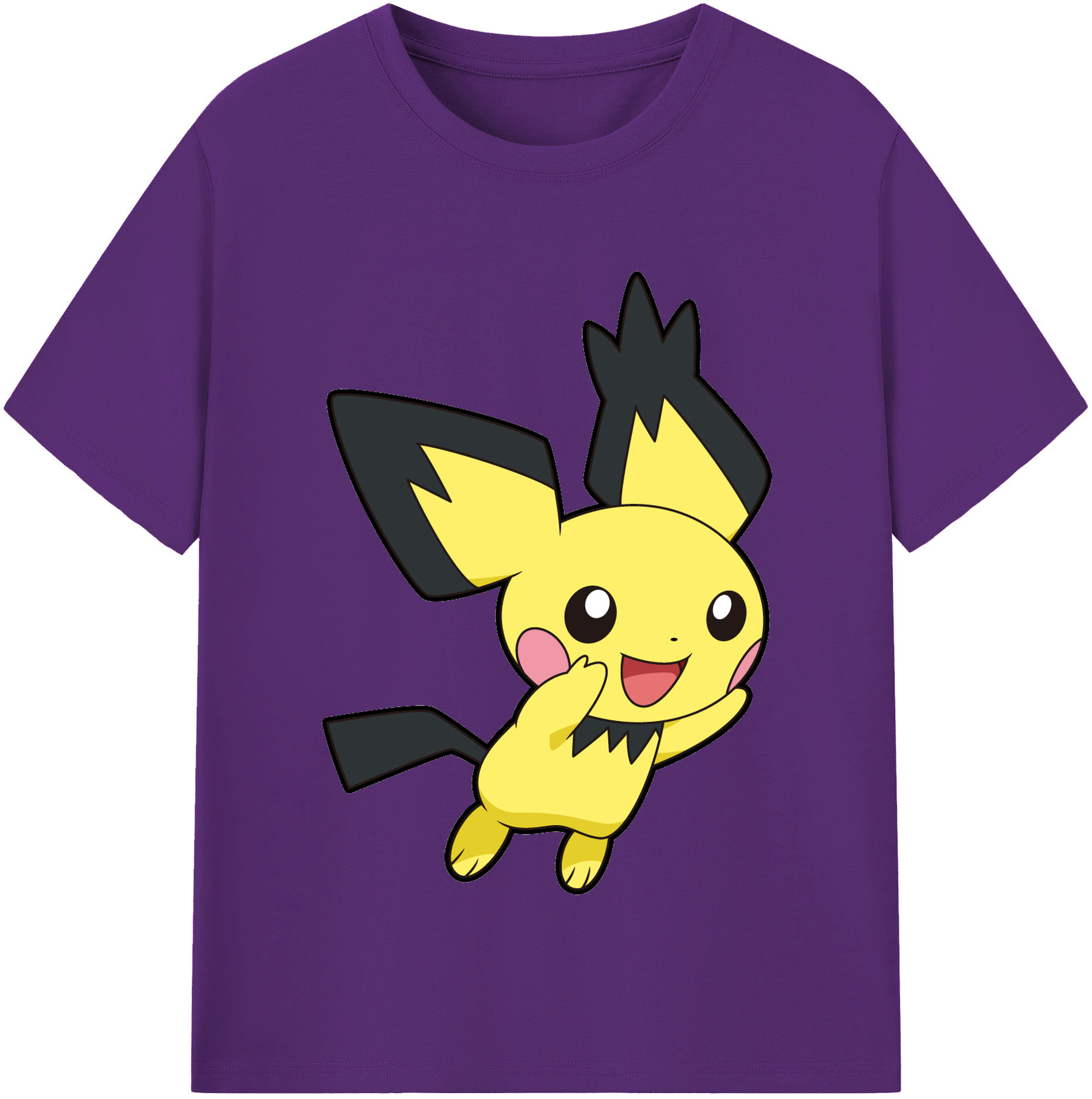 ポケットモンスター Pokémon 綿100％半袖Tシャツ（フロントプリント）