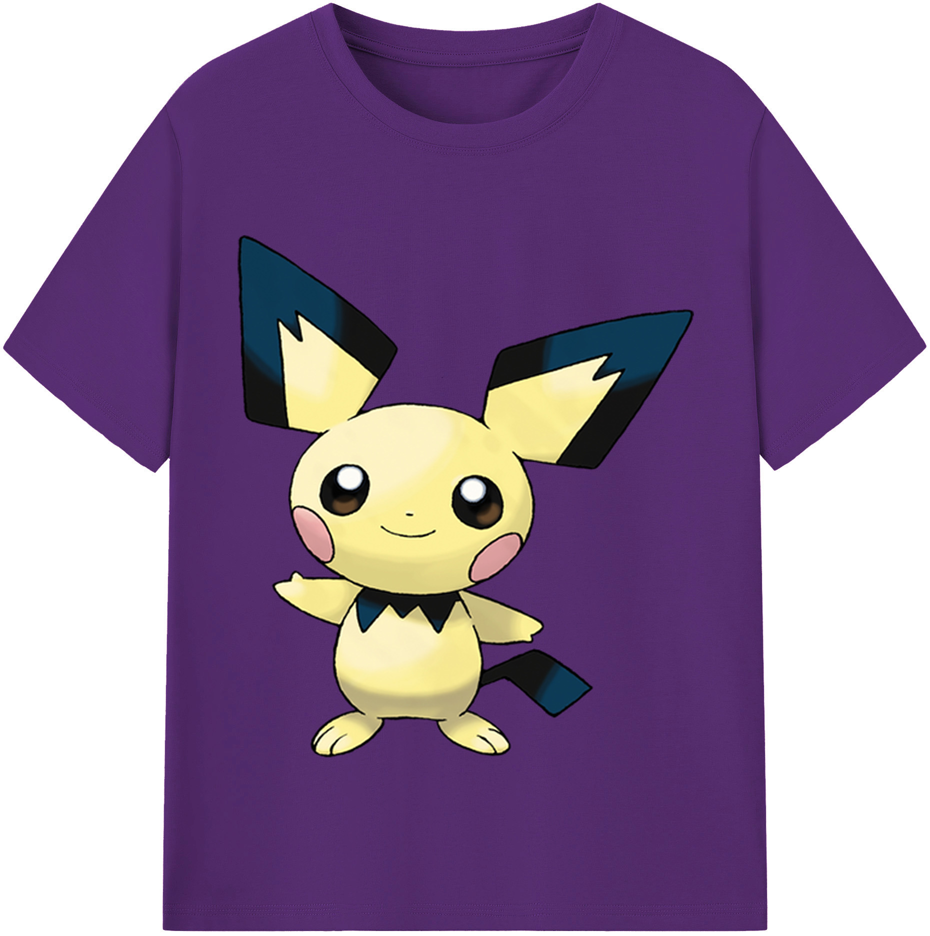 （画像用） ポケットモンスター Pokémon 綿100％半袖Tシャツ（フロントプリント）