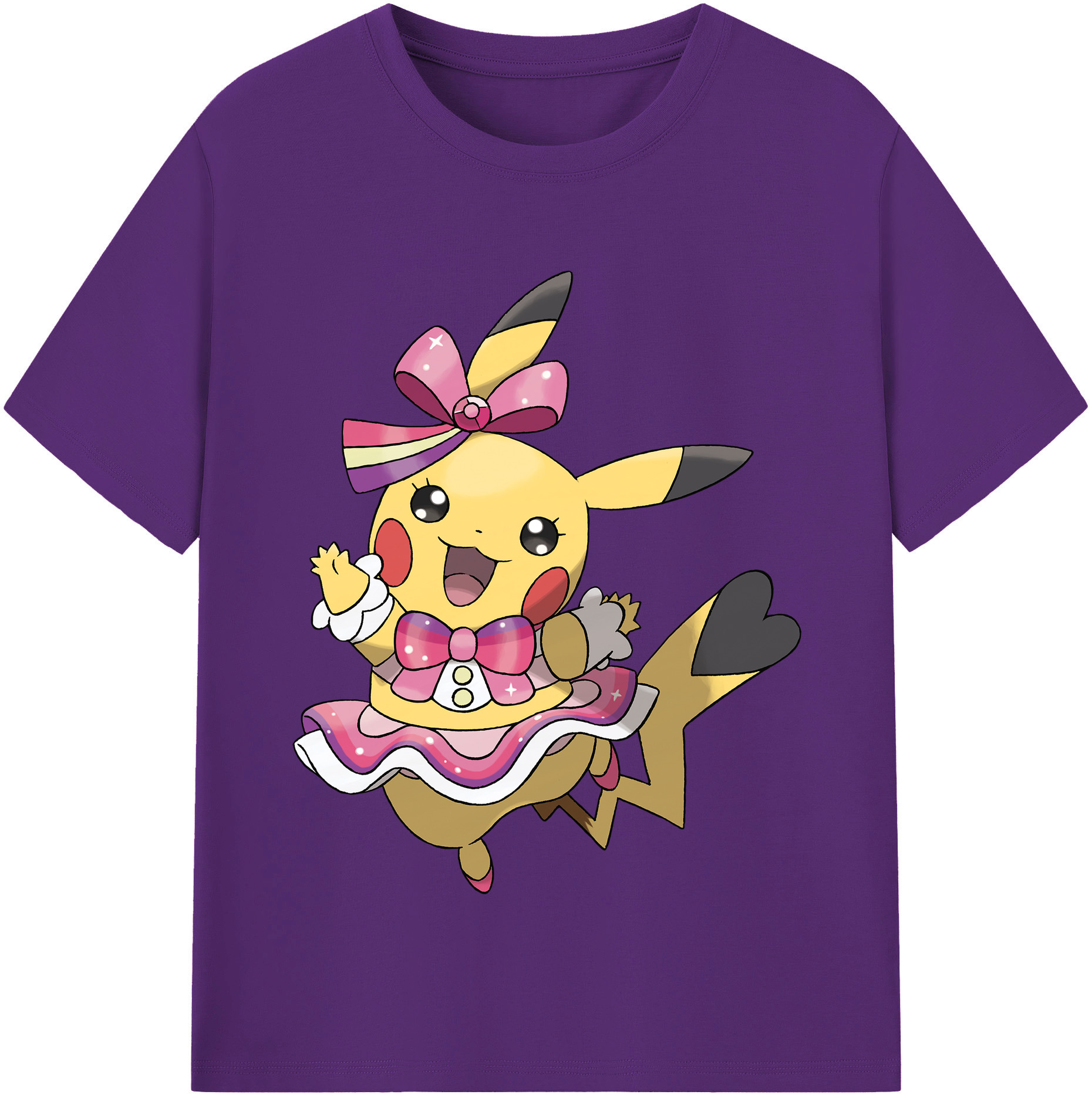 （画像用） ポケットモンスター Pokémon 綿100％半袖Tシャツ（フロントプリント）